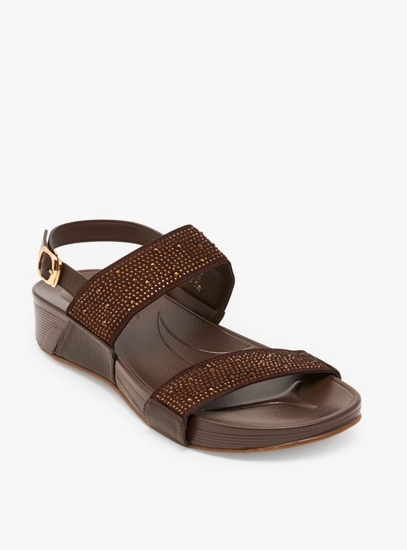 صندل بأحزمة مزينة للنساء من فلورا بيلا-women-shoes-flats-sandals-image-2