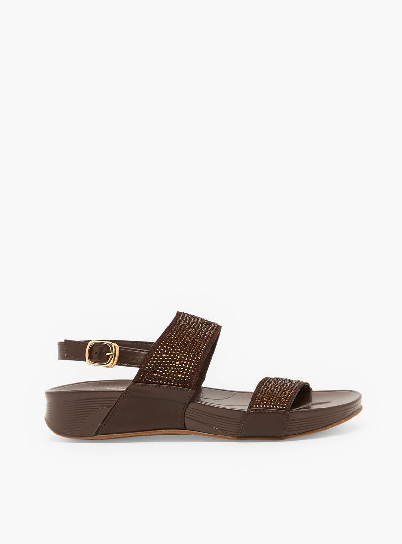 صندل بأحزمة مزينة للنساء من فلورا بيلا-women-shoes-flats-sandals-image-3