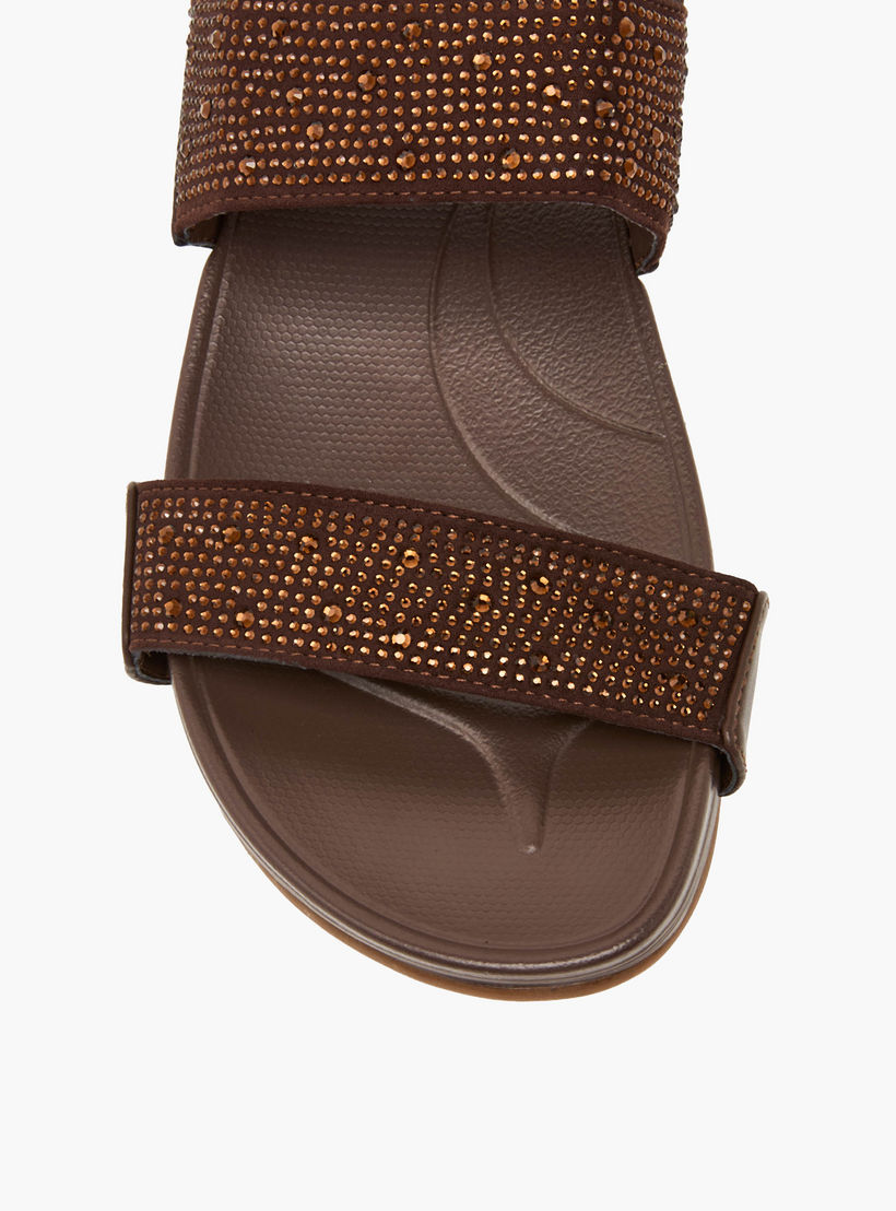 صندل بأحزمة مزينة للنساء من فلورا بيلا-women-shoes-flats-sandals-image-4