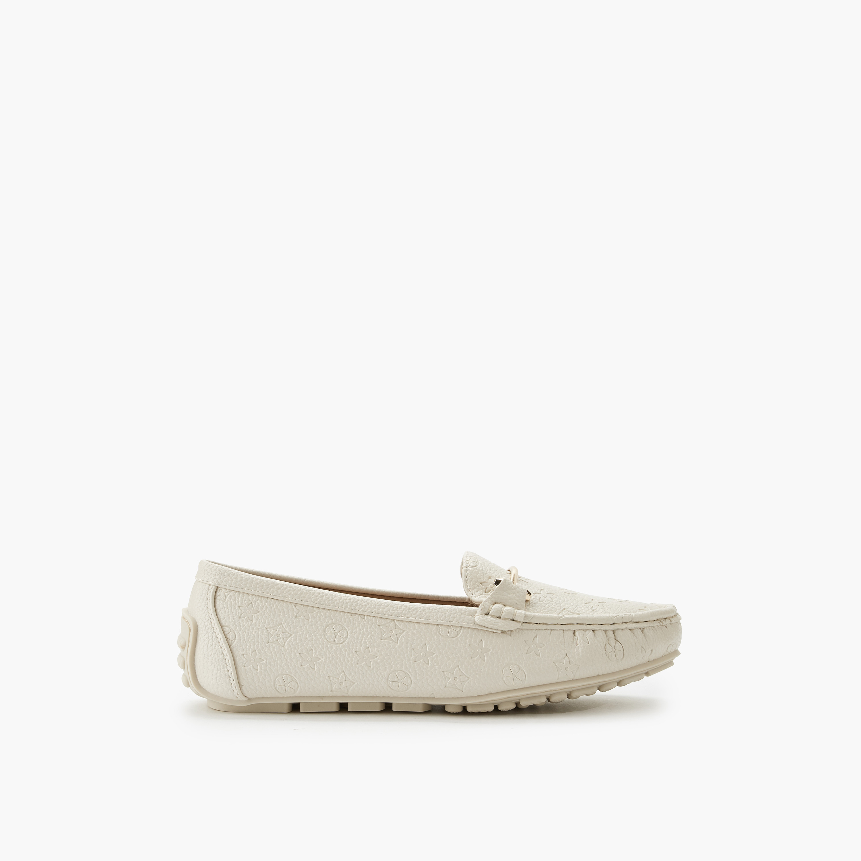 Le Confort Women Monogram Embossed Loafers-women-shoes-flats-loafers-image-2