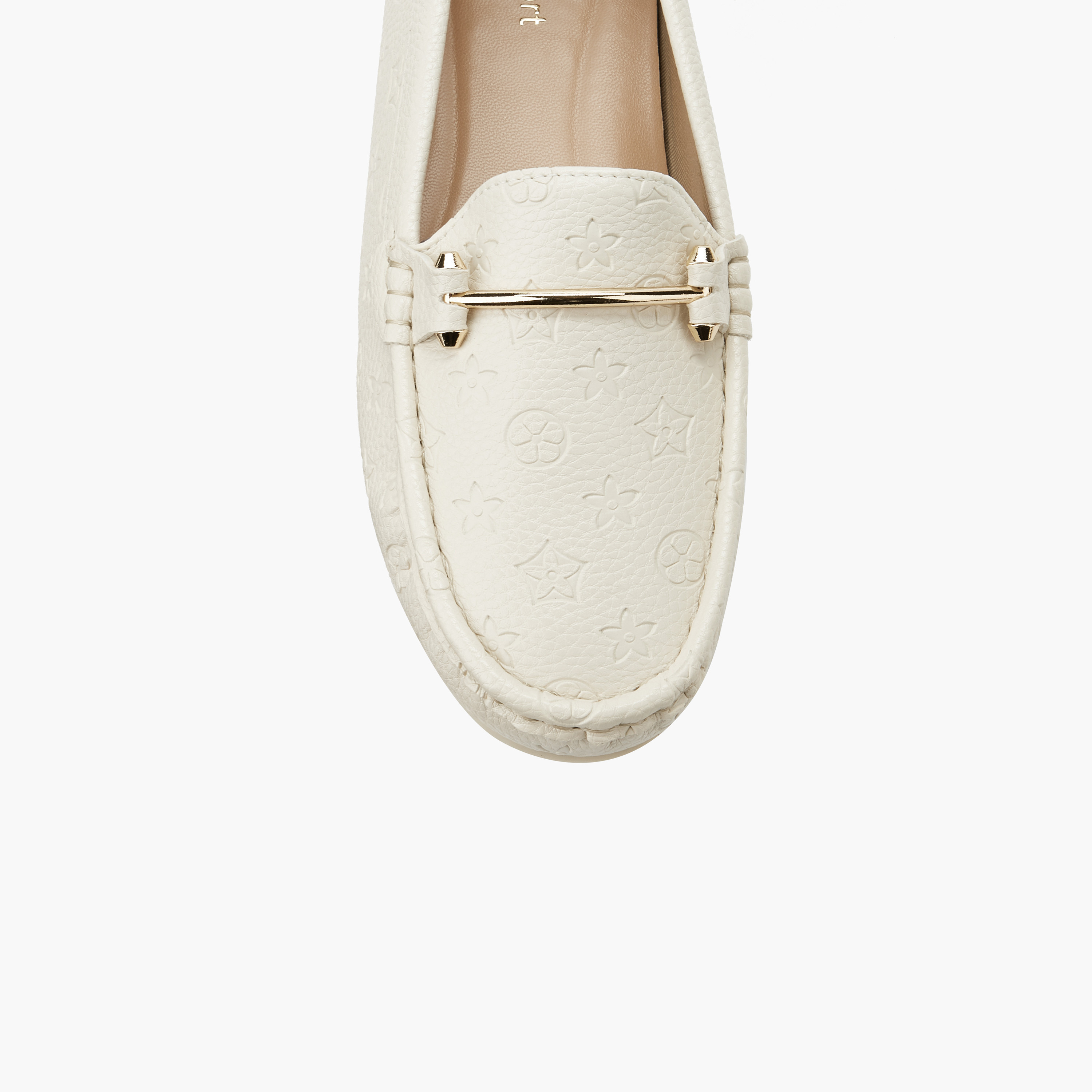 Le Confort Women Monogram Embossed Loafers-women-shoes-flats-loafers-image-4