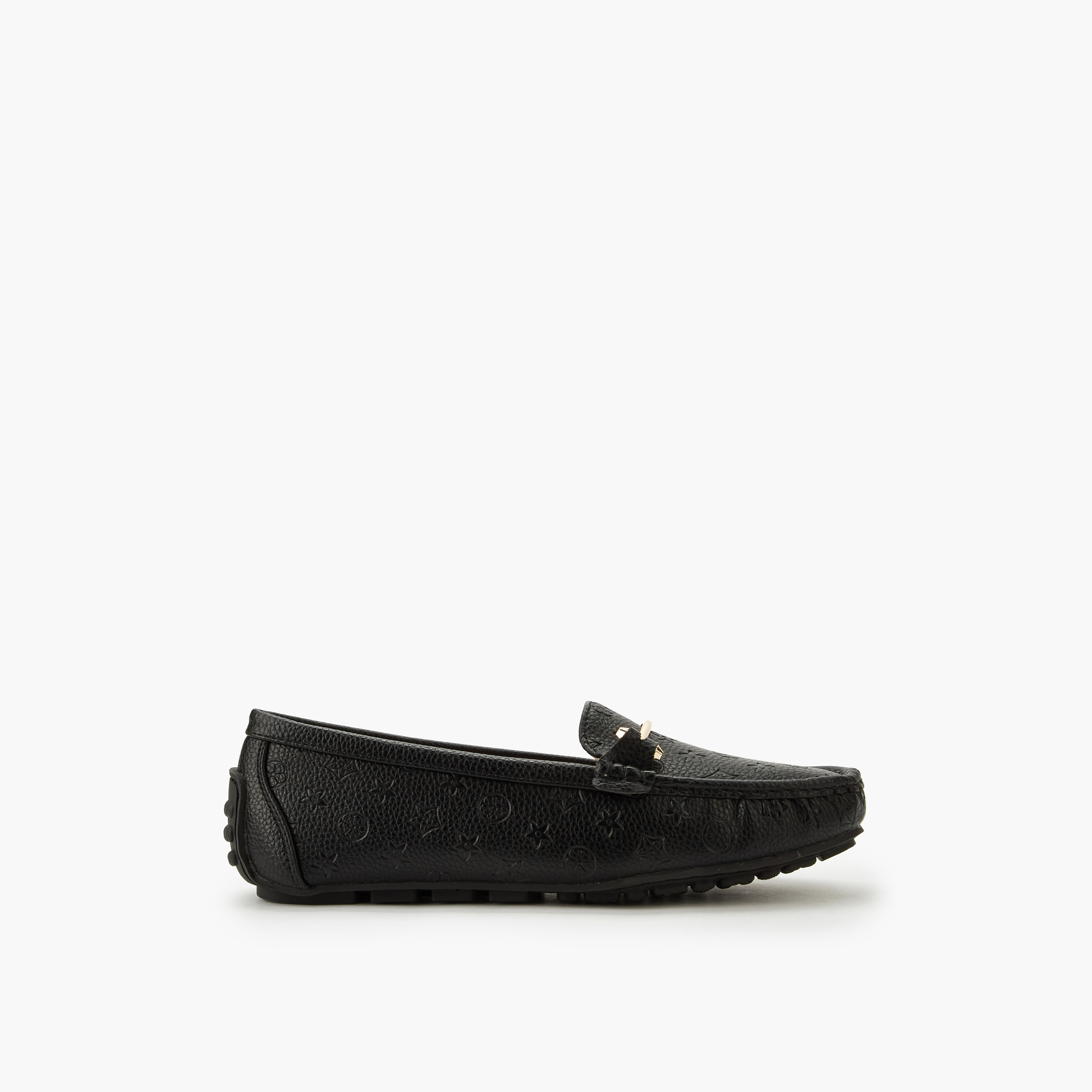 Le Confort Women Monogram Embossed Loafers-women-shoes-flats-loafers-image-2