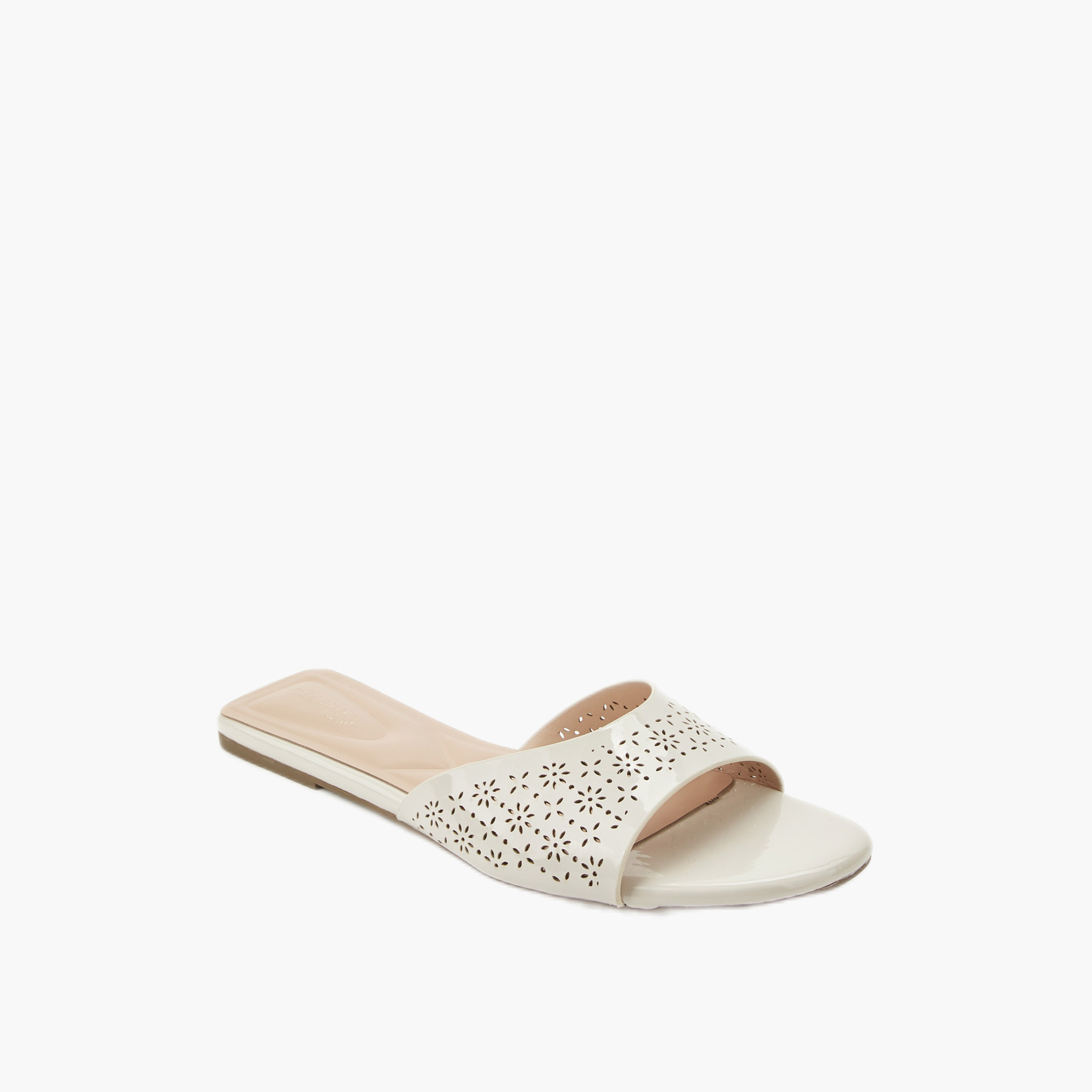 Celeste Women Laser Cut Flat Sandals-women-shoes-flats-sandals-image-2