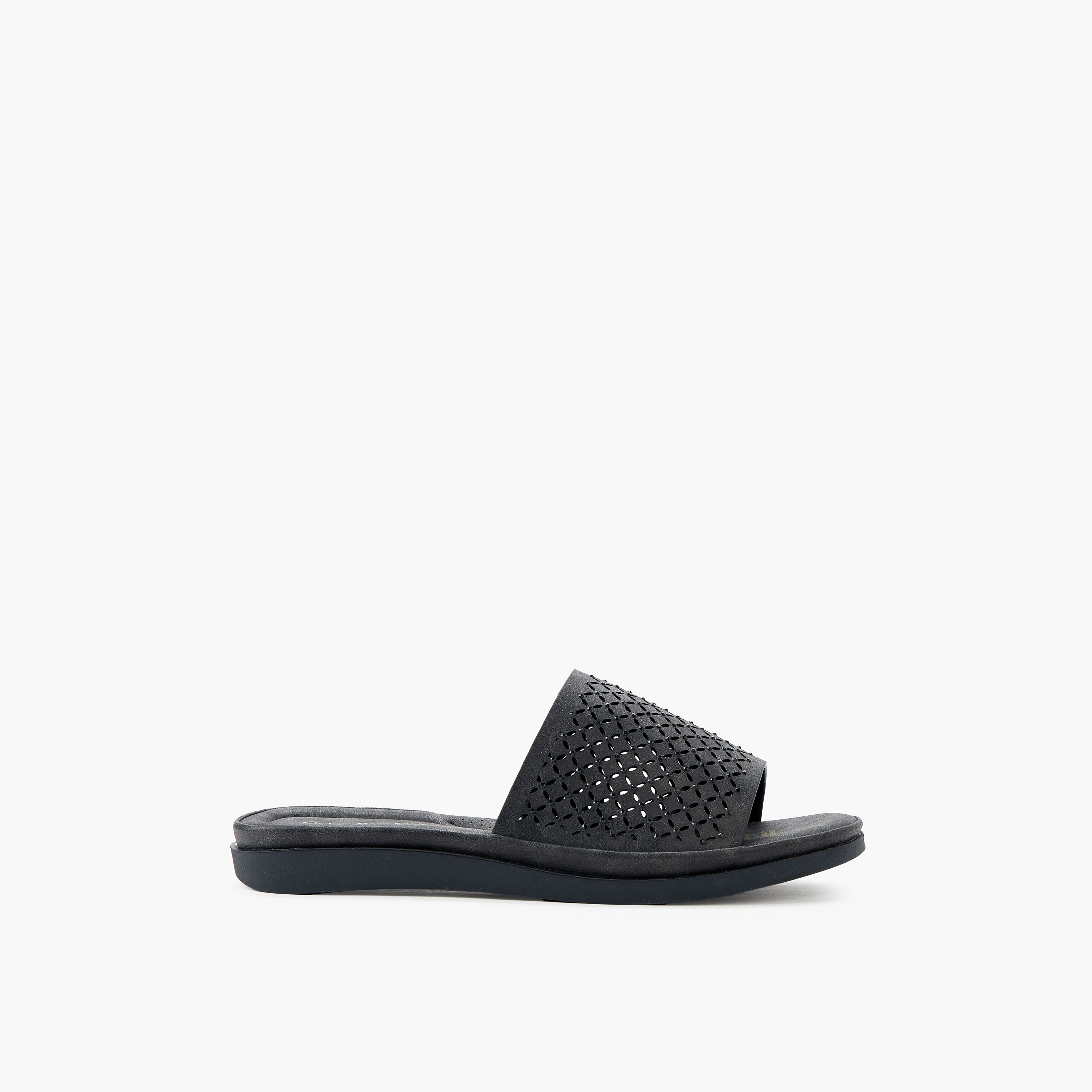 Le Confort Women Embellished Slip-On Sandals-women-shoes-flats-sandals-image-1