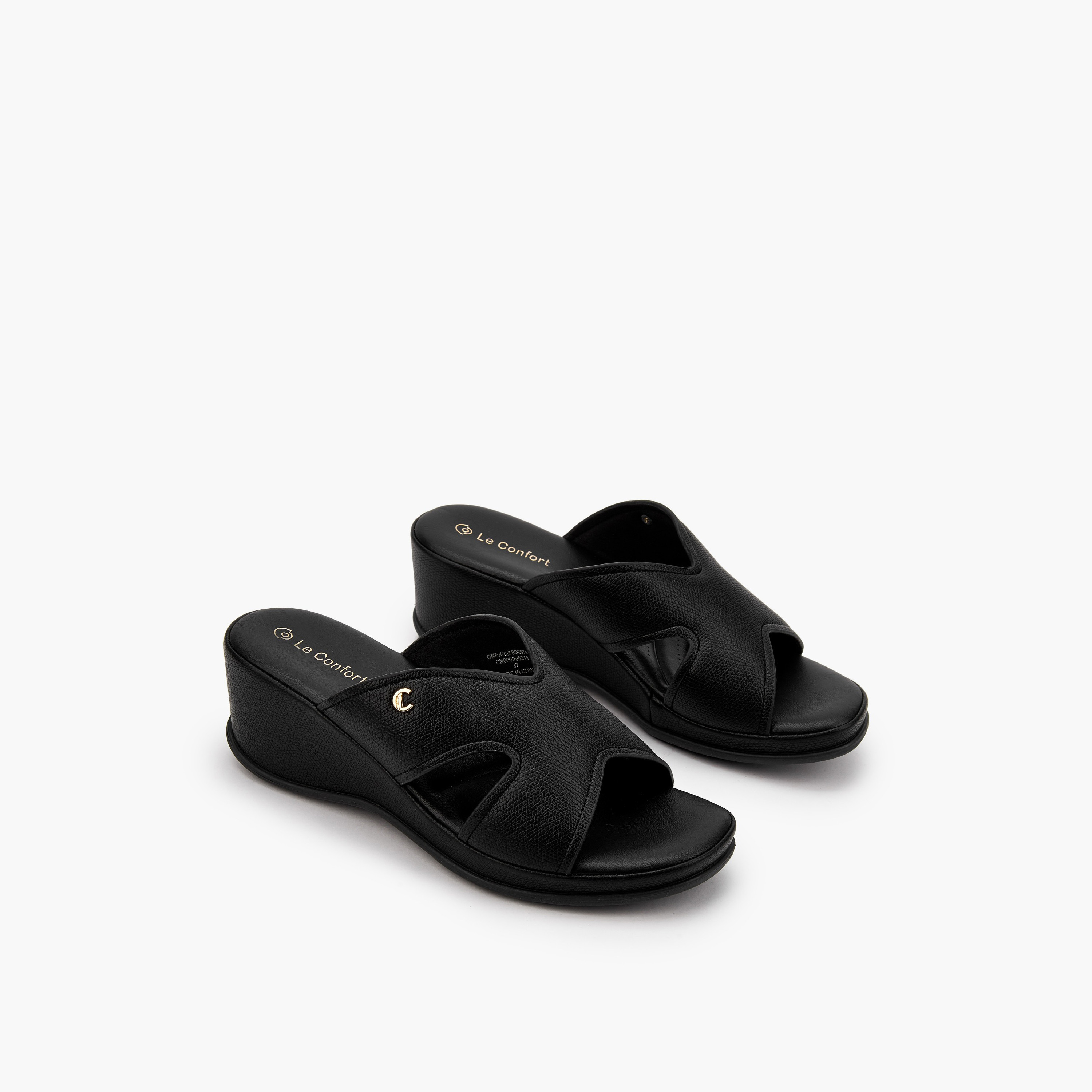 صندل مريح بكعب ويدج للنساء من لو كونفورت-women-shoes-sandals-heeled-image-6