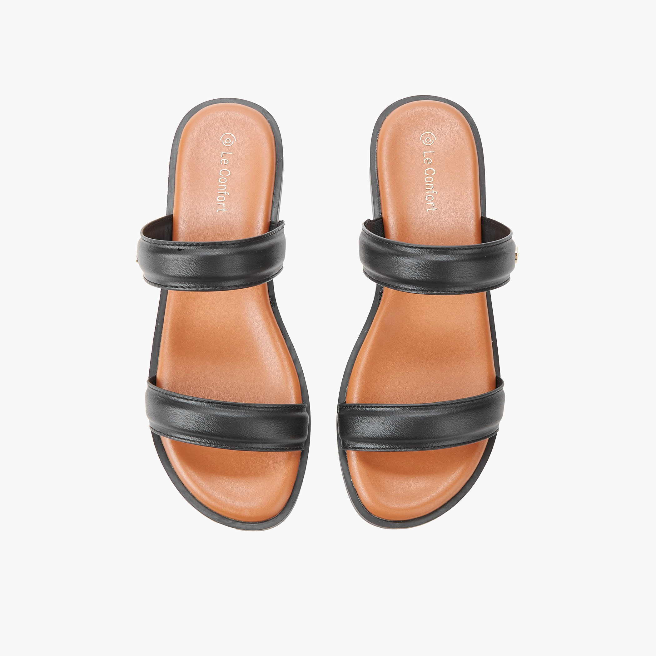 Le Confort Women Slip-On Sandals-women-shoes-flats-sandals-image-1