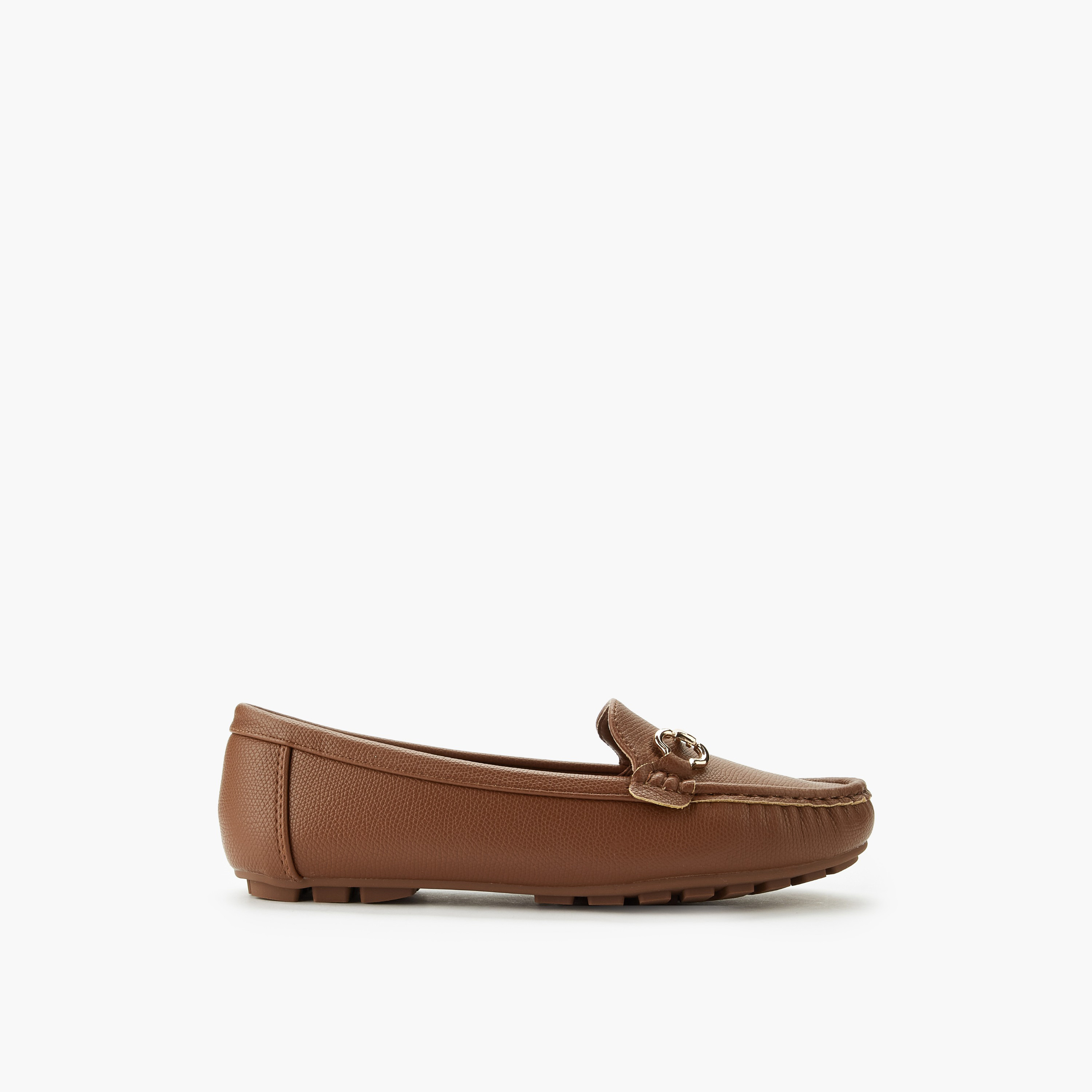 حذاء موكاسين بتفاصيل معدنية للنساء من لو كونفورت-women-shoes-flats-moccasins-image-3