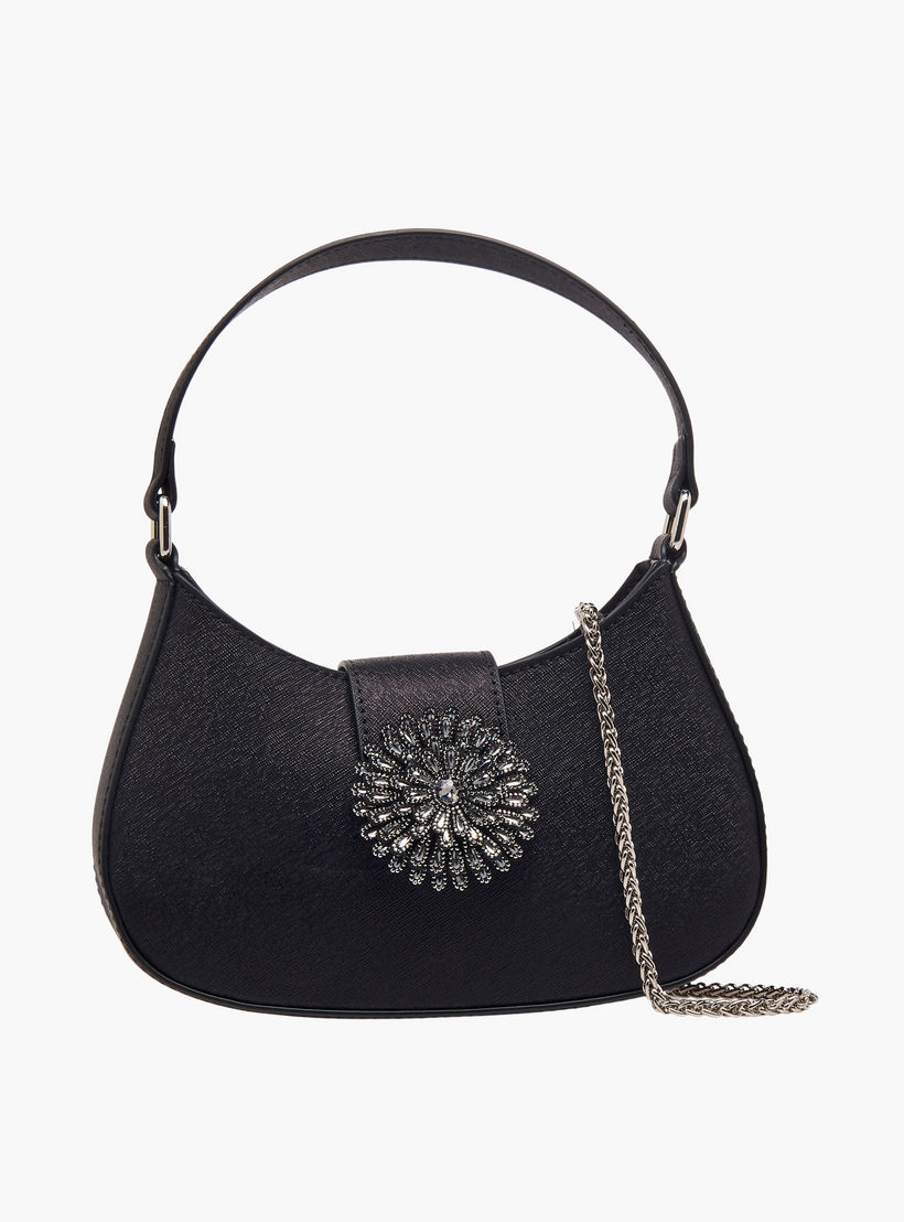 Flora Bella Embellished Floral Shoulder Bag with Flap-women-bagsandwallets-handbags-image-1