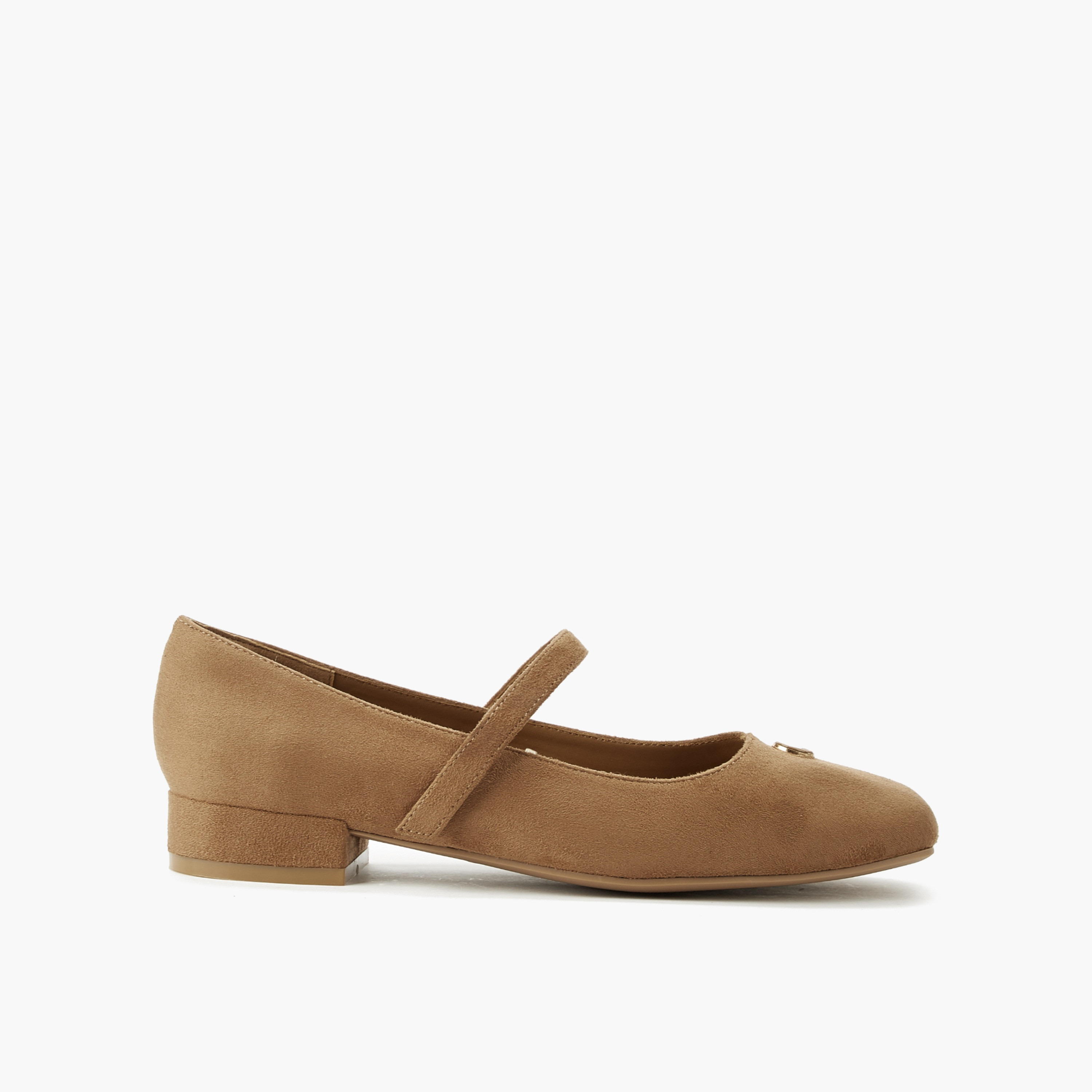 Le Confort Women Textured Square Toe Mary Jane Shoes-women-shoes-ballerinas-image-3