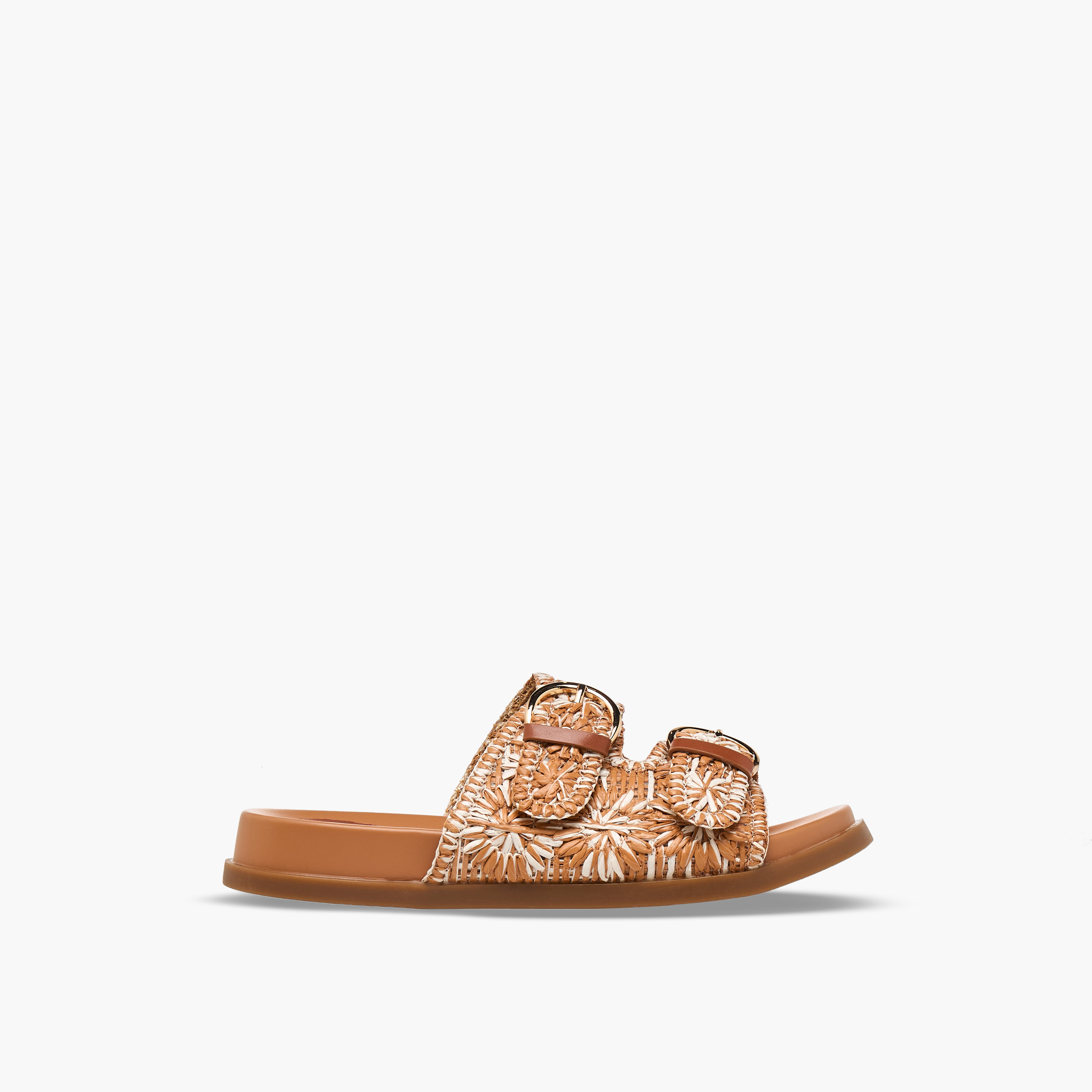 Flora Bella Women Woven Textured Slip-On Sandals-women-shoes-flats-sandals-image-2