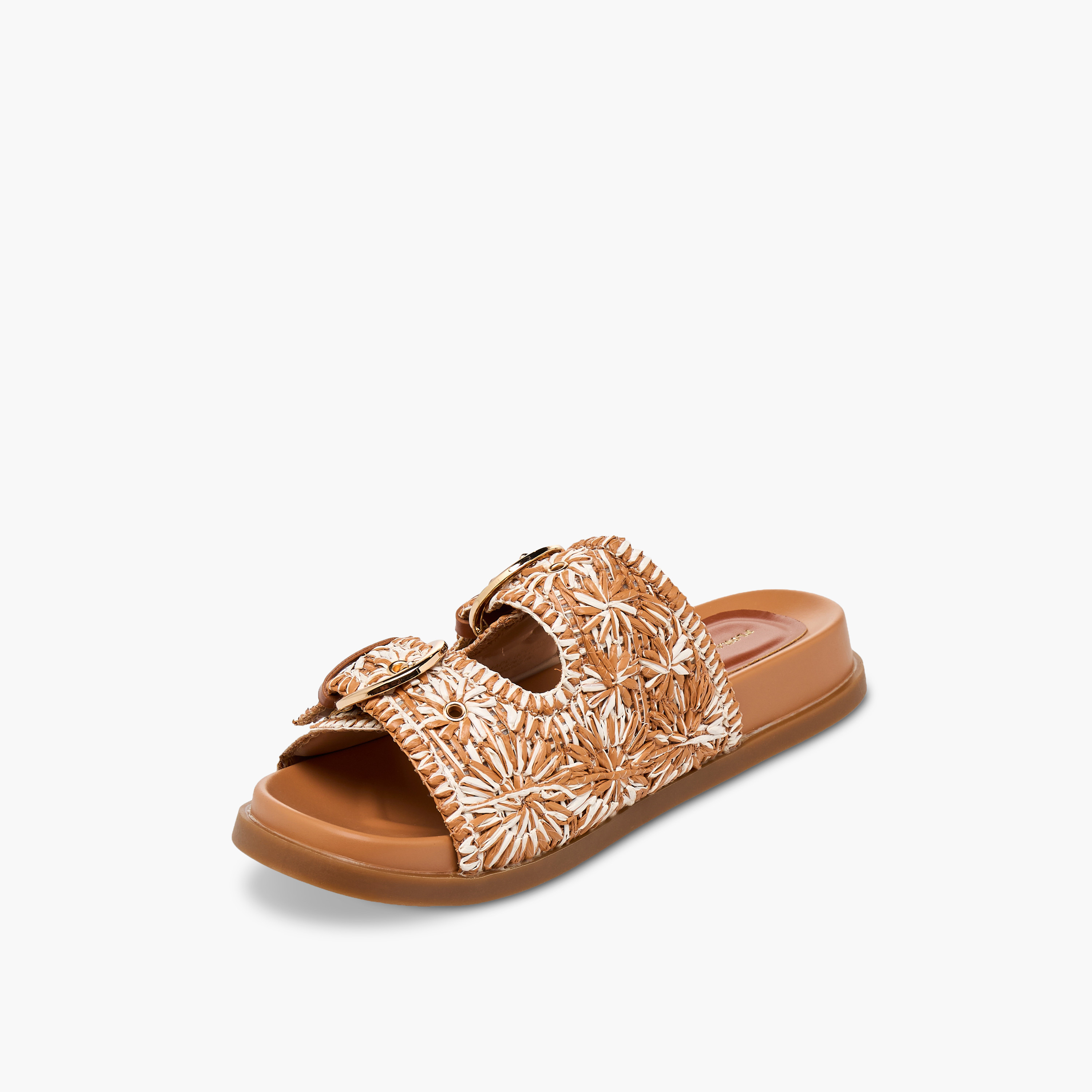 Flora Bella Women Woven Textured Slip-On Sandals-women-shoes-flats-sandals-image-3