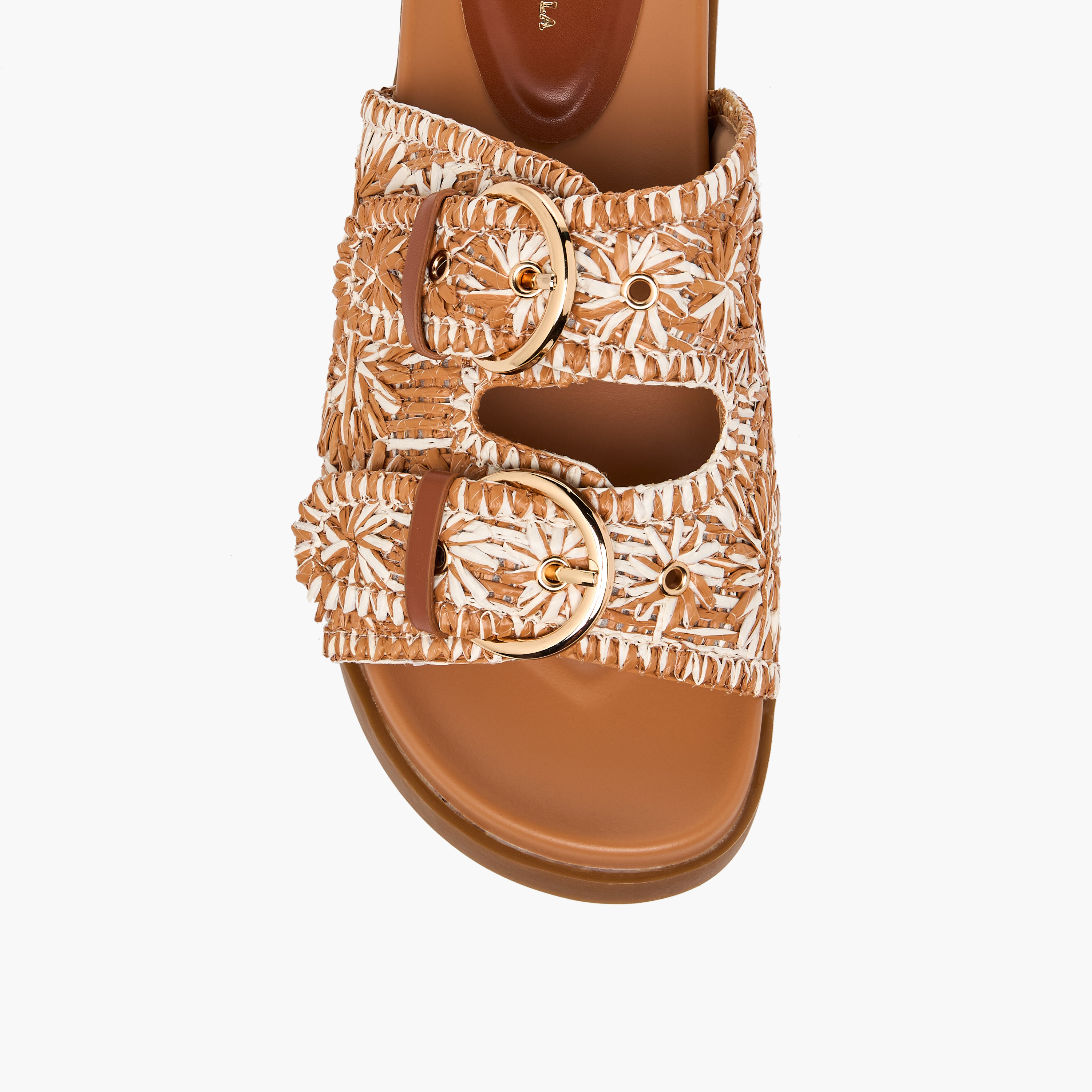 Flora Bella Women Woven Textured Slip-On Sandals-women-shoes-flats-sandals-image-6