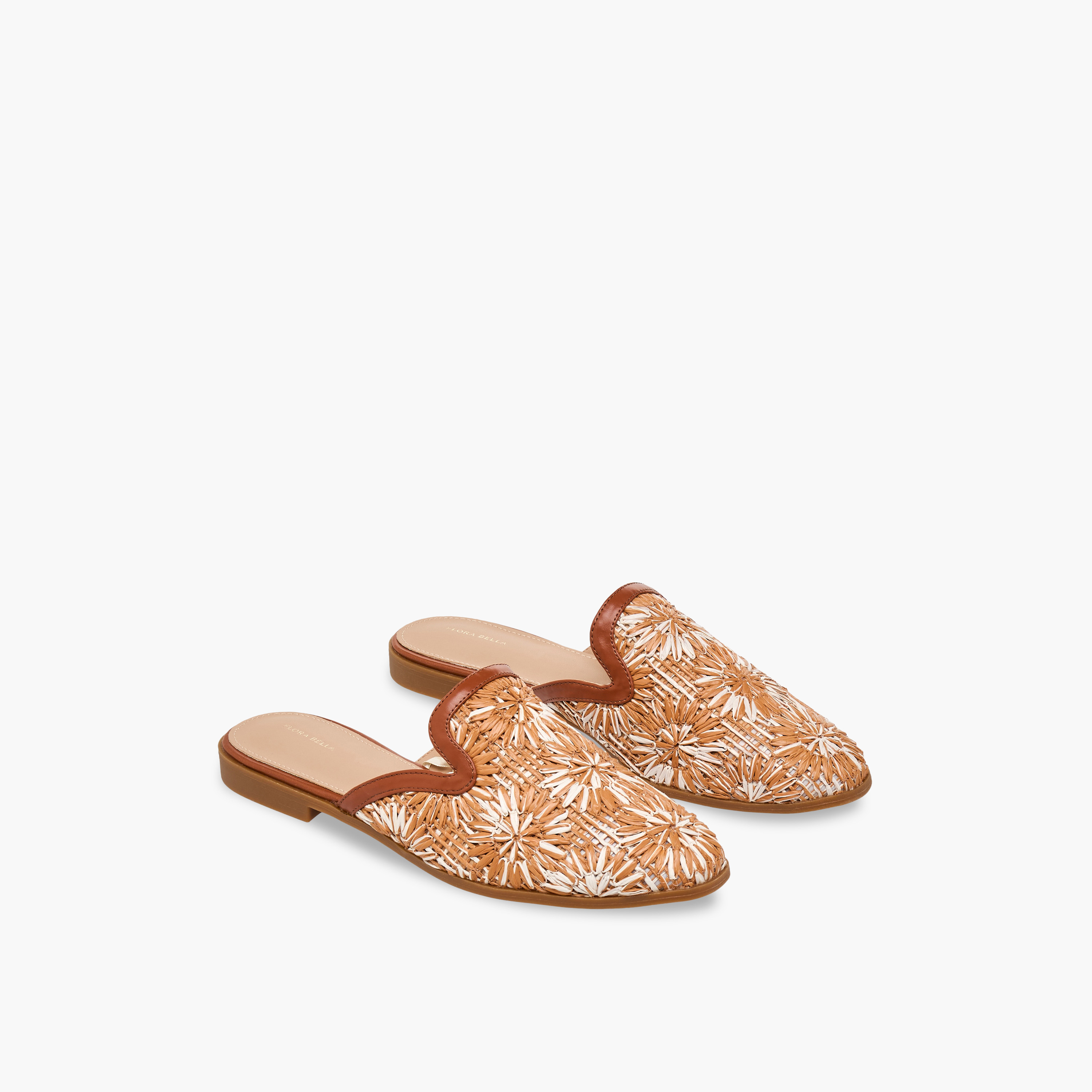 Flora Bella Women Woven Textured Mules-women-shoes-flats-mules-image-1