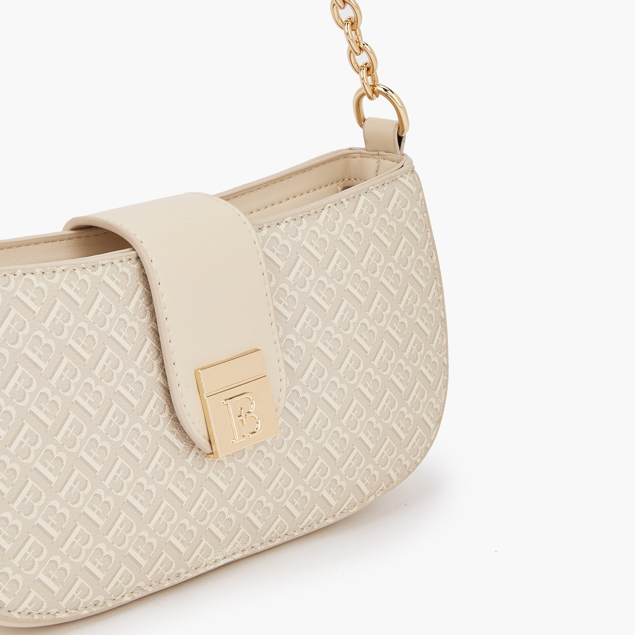 Flora Bella Monogram Print Shoulder Bag with Magnetic Snap Closure-women-bagsandwallets-handbags-image-3