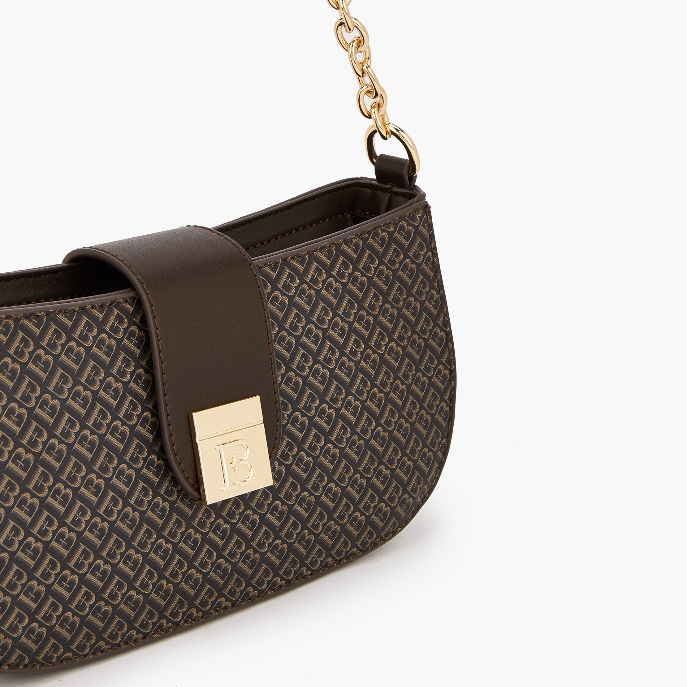 شنطة كتف بزر إغلاق مغناطيسي وطبعات مونوجرام من فلورا بيلا-women-bagsandwallets-handbags-image-3