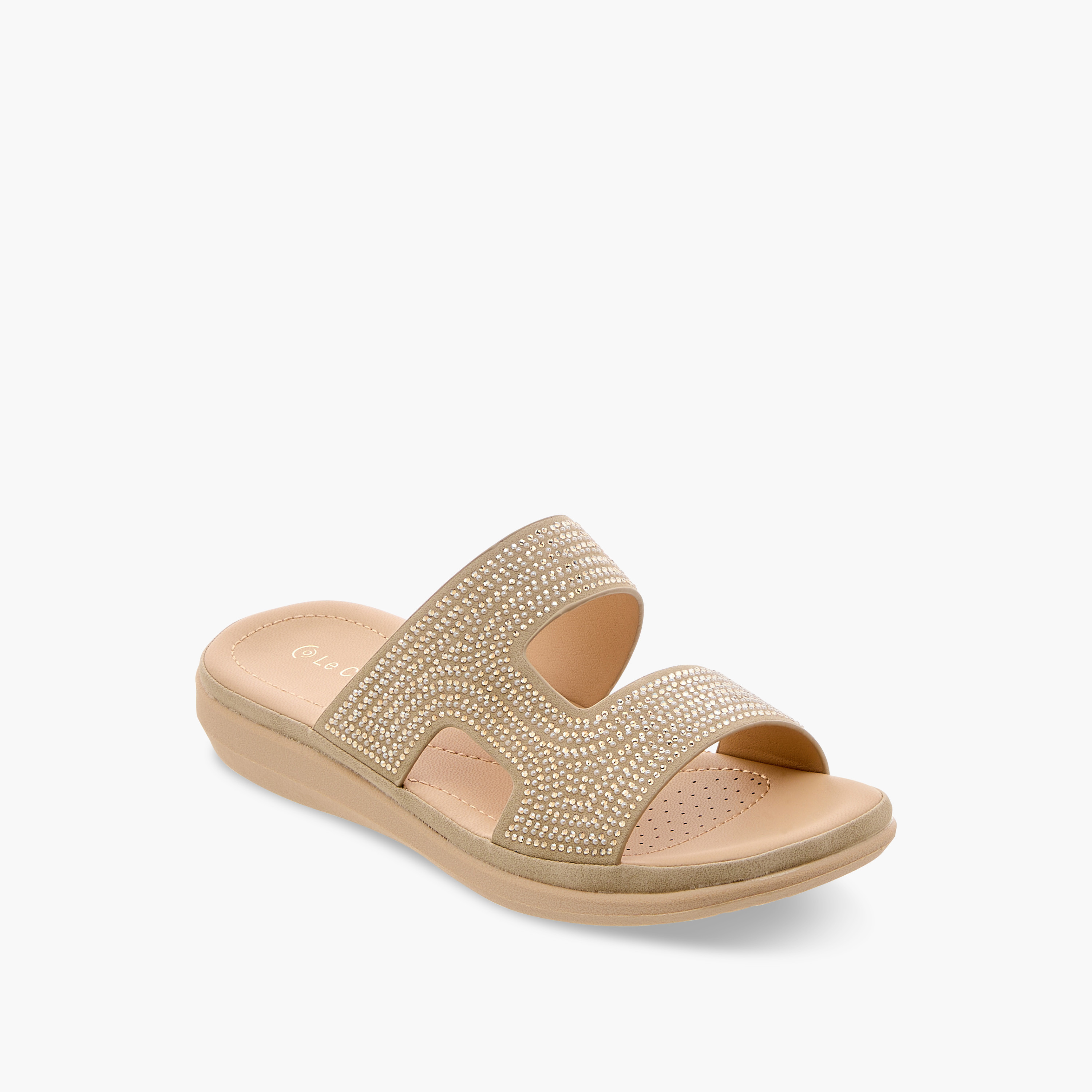 صندل مزين سهل الارتداء للنساء من لو كونفورت-women-shoes-flats-sandals-image-2