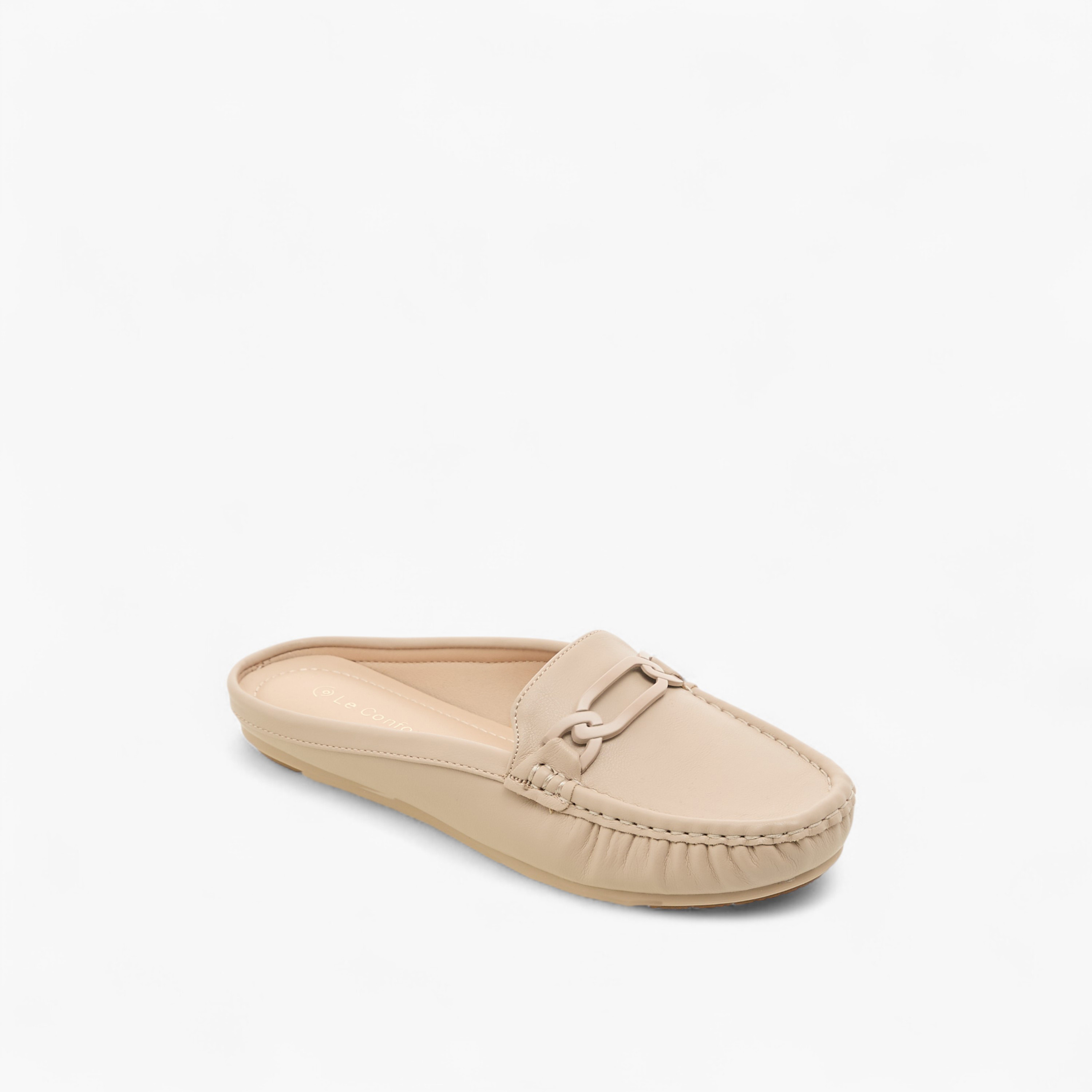 Le Confort Solid Metal Accent Slip-On Mules-women-shoes-flats-mules-image-2