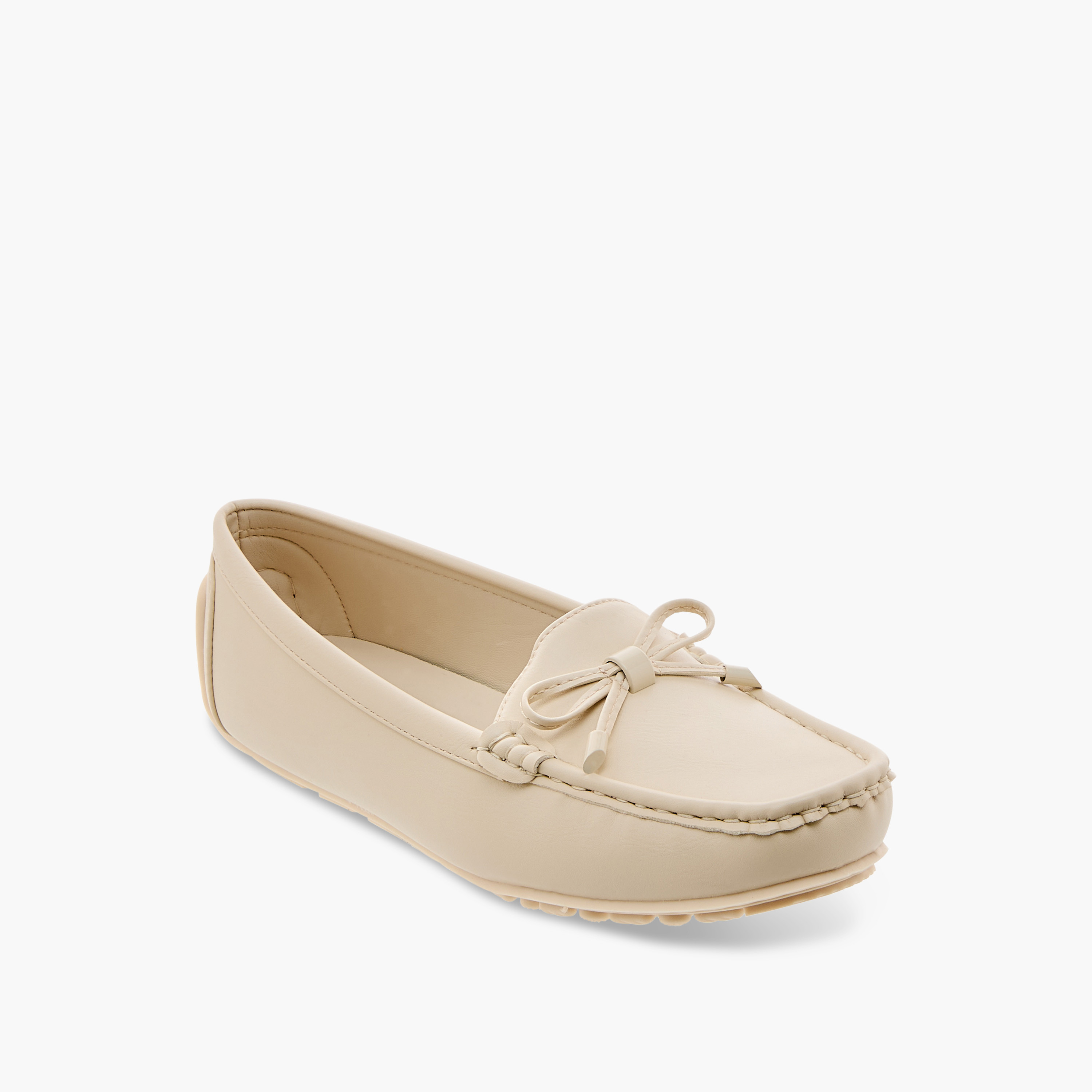 Le Confort Bow Accent Slip-On Loafers-women-shoes-flats-loafers-image-2