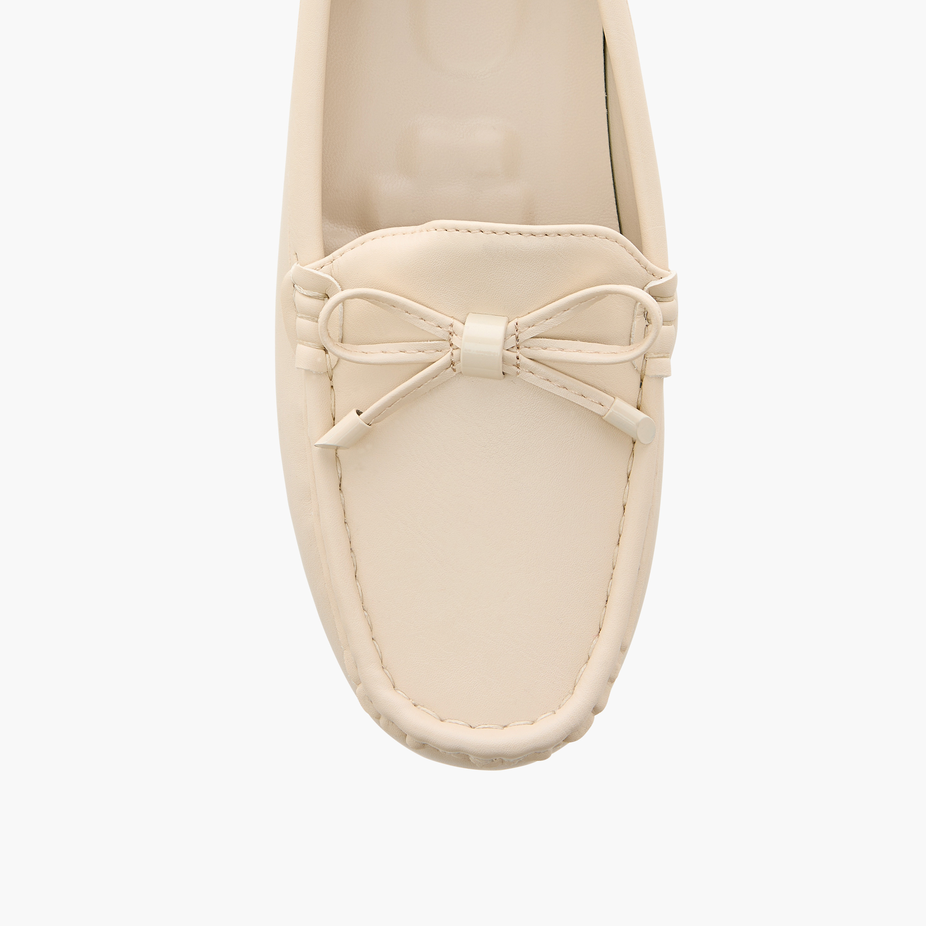 Le Confort Bow Accent Slip-On Loafers-women-shoes-flats-loafers-image-4