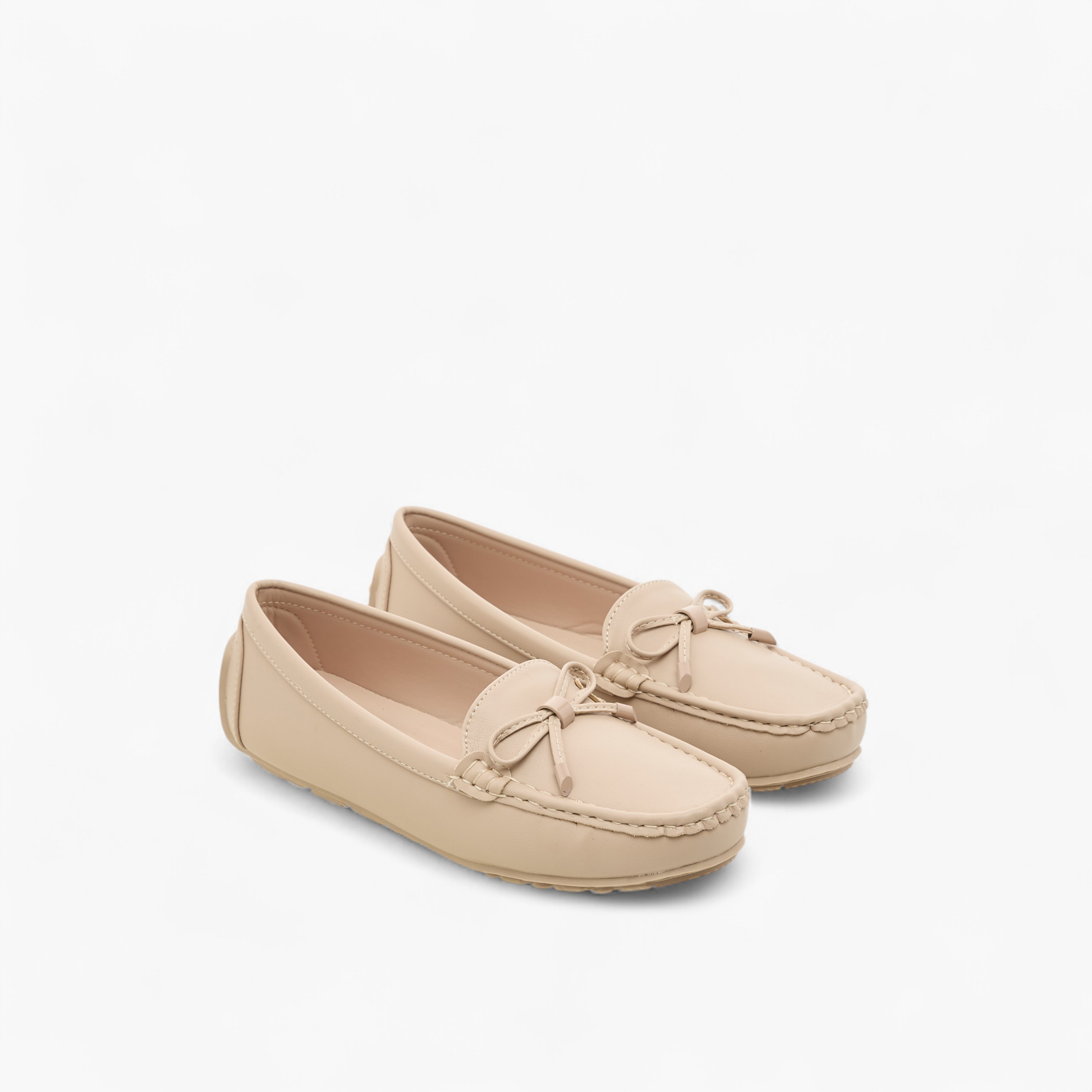 Le Confort Bow Accent Slip-On Loafers-women-shoes-flats-loafers-image-1