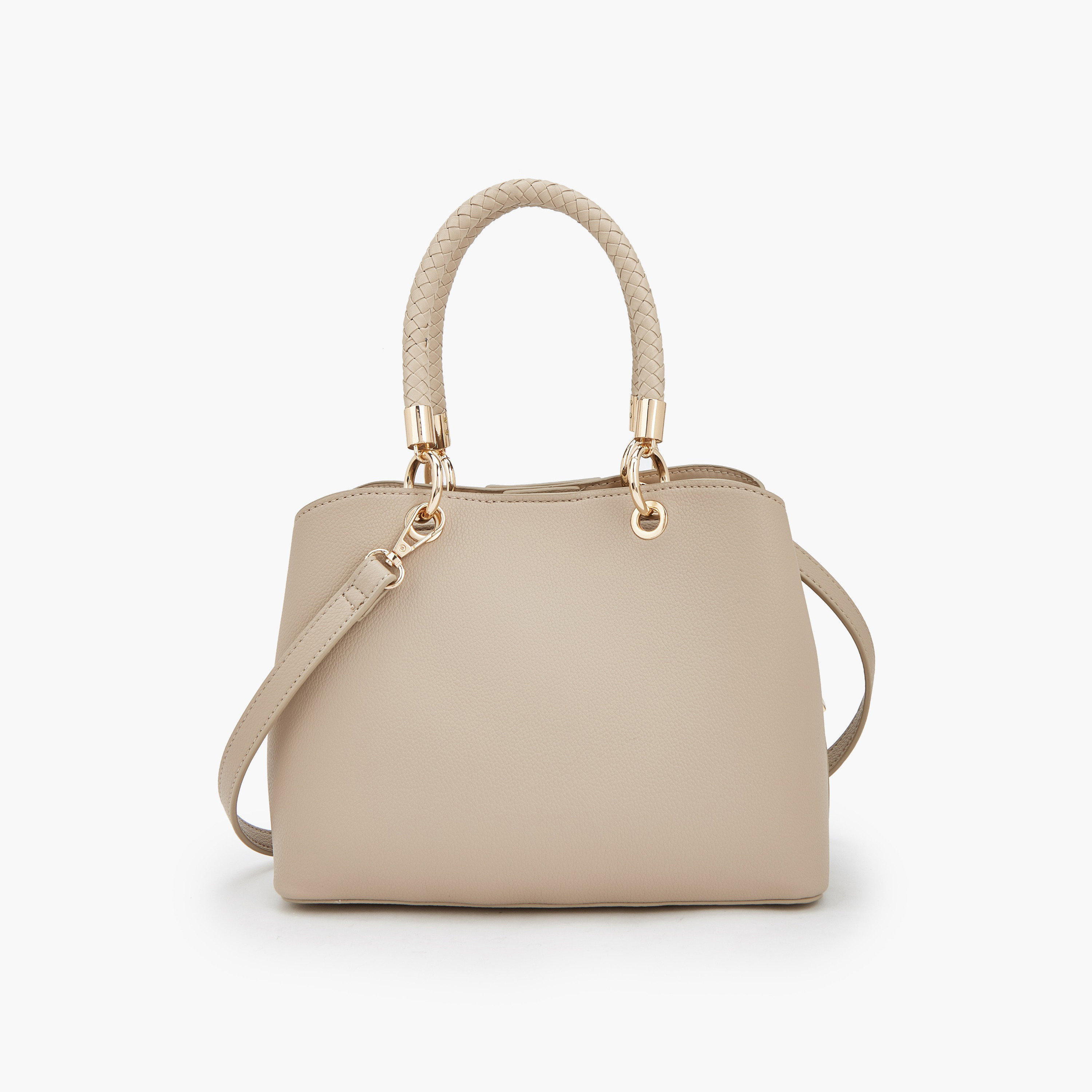 Flora Bella Textured Satchel Bag with Detachable Strap-women-bagsandwallets-handbags-image-5