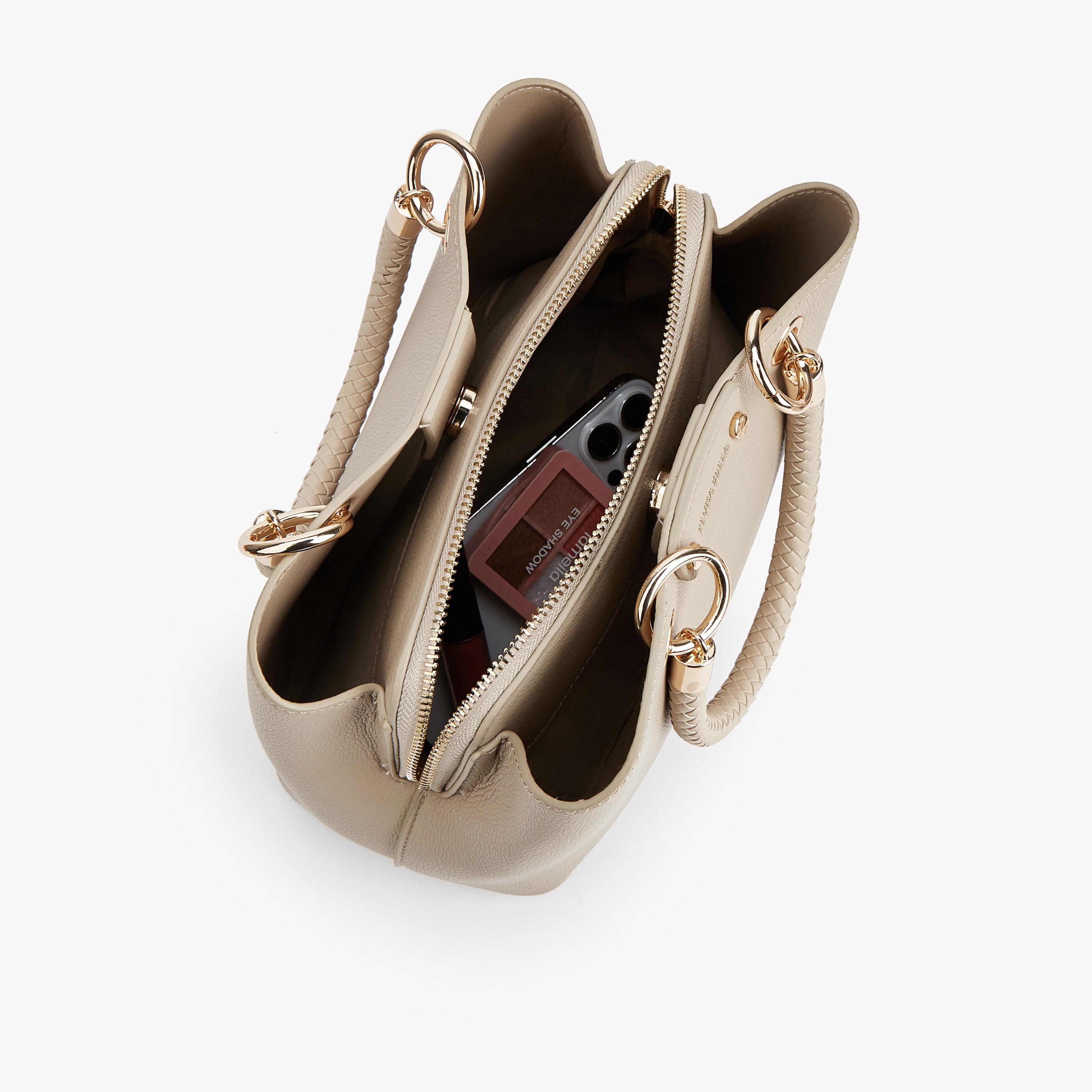 Flora Bella Textured Satchel Bag with Detachable Strap-women-bagsandwallets-handbags-image-7