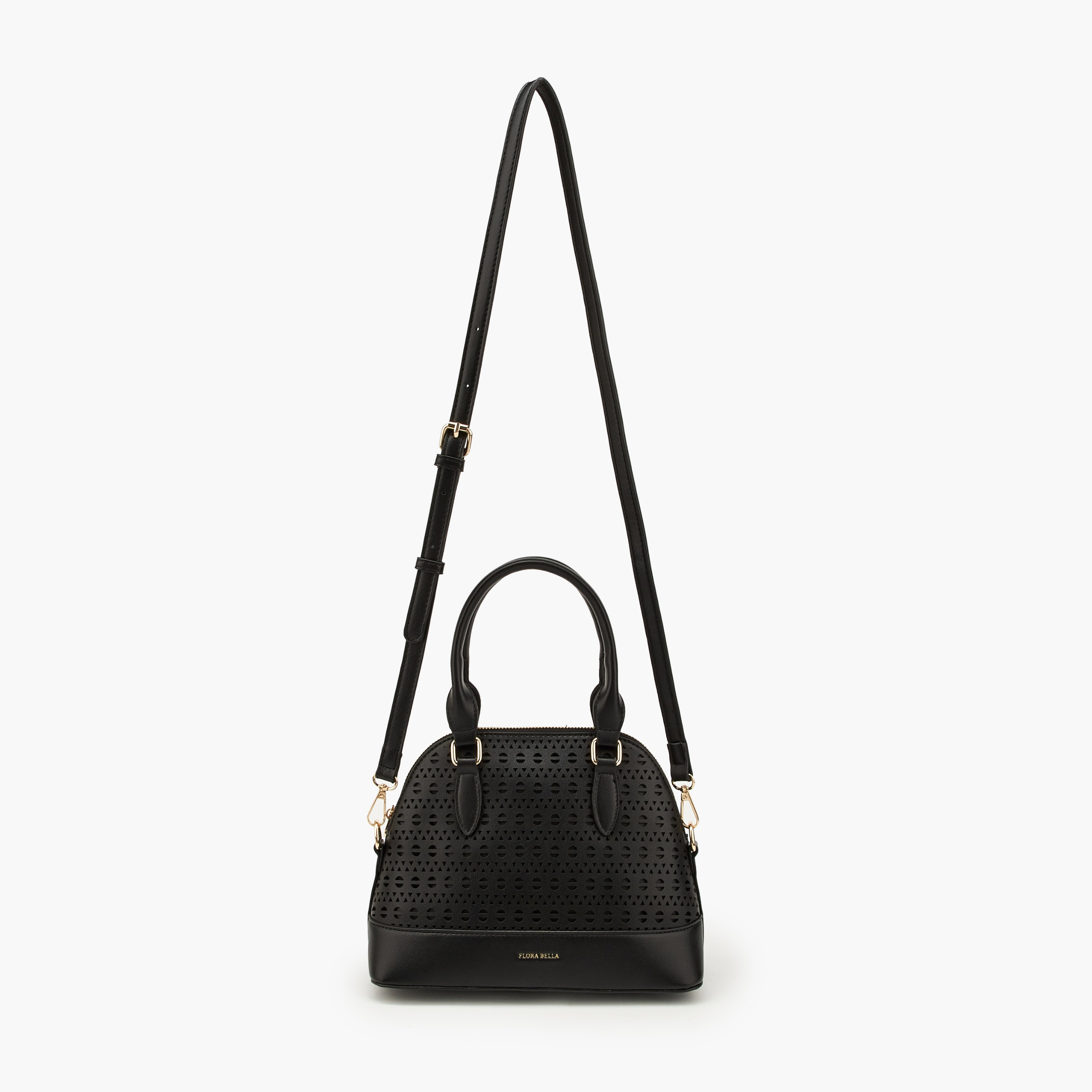 Flora Bella Laser Cut Satchel Bag with Detachable Strap-women-bagsandwallets-handbags-image-6
