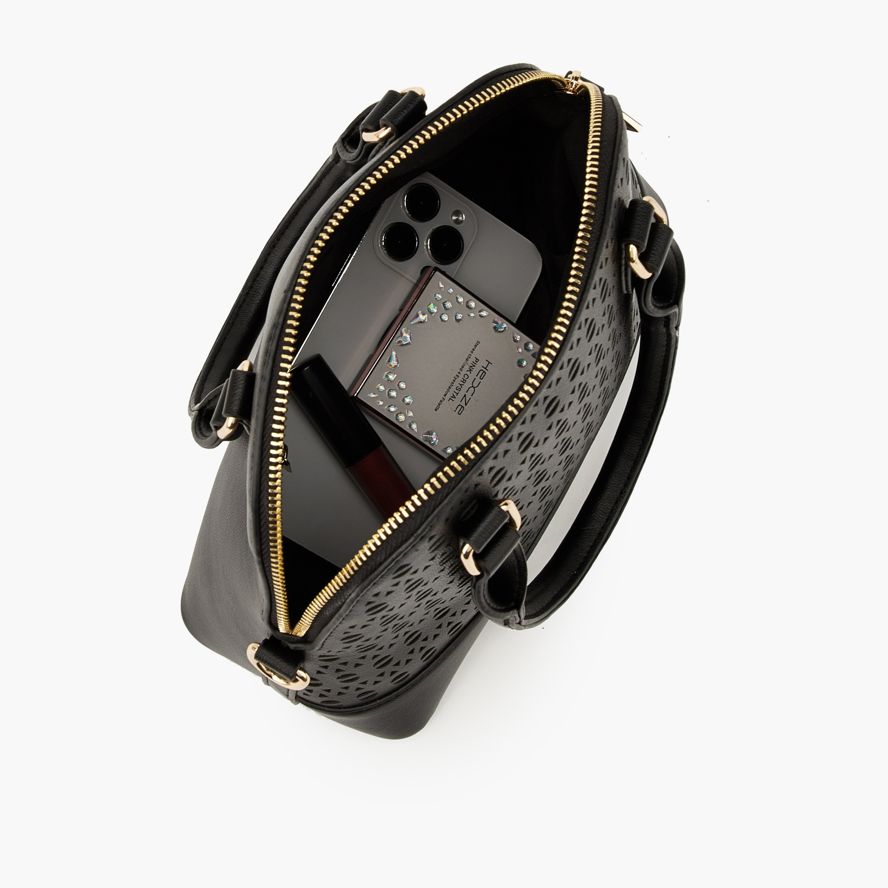 Flora Bella Laser Cut Satchel Bag with Detachable Strap-women-bagsandwallets-handbags-image-7