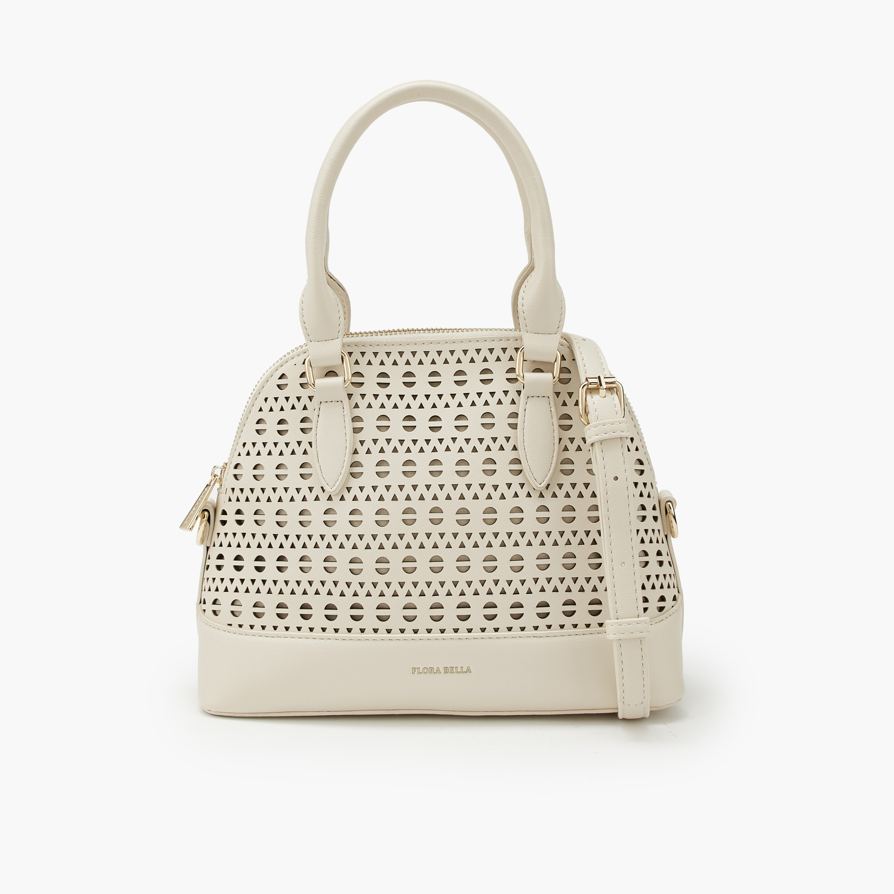 شنطة ساتشيل بنقوش ليزر وحزام قابل للفصل من فلورا بيلا-women-bagsandwallets-handbags-image-1