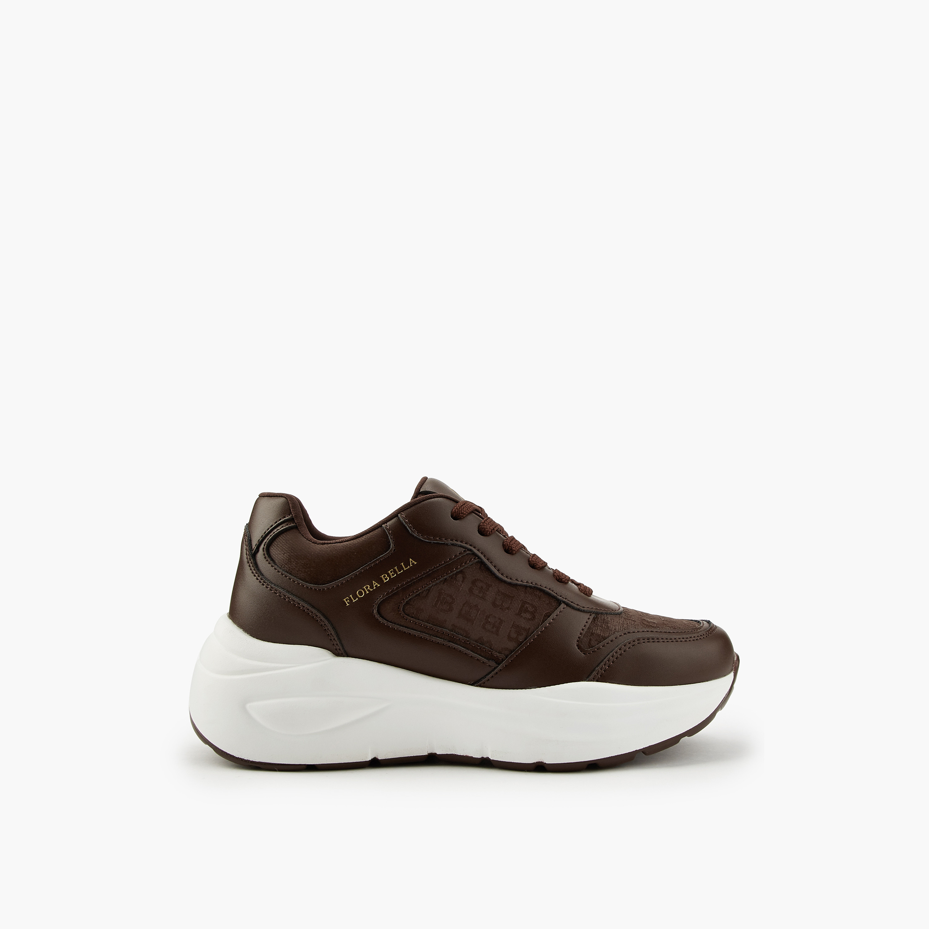 Flora Bella Panelled Sneakers with Lace-Up Closure-women-shoes-sneakers-image-2
