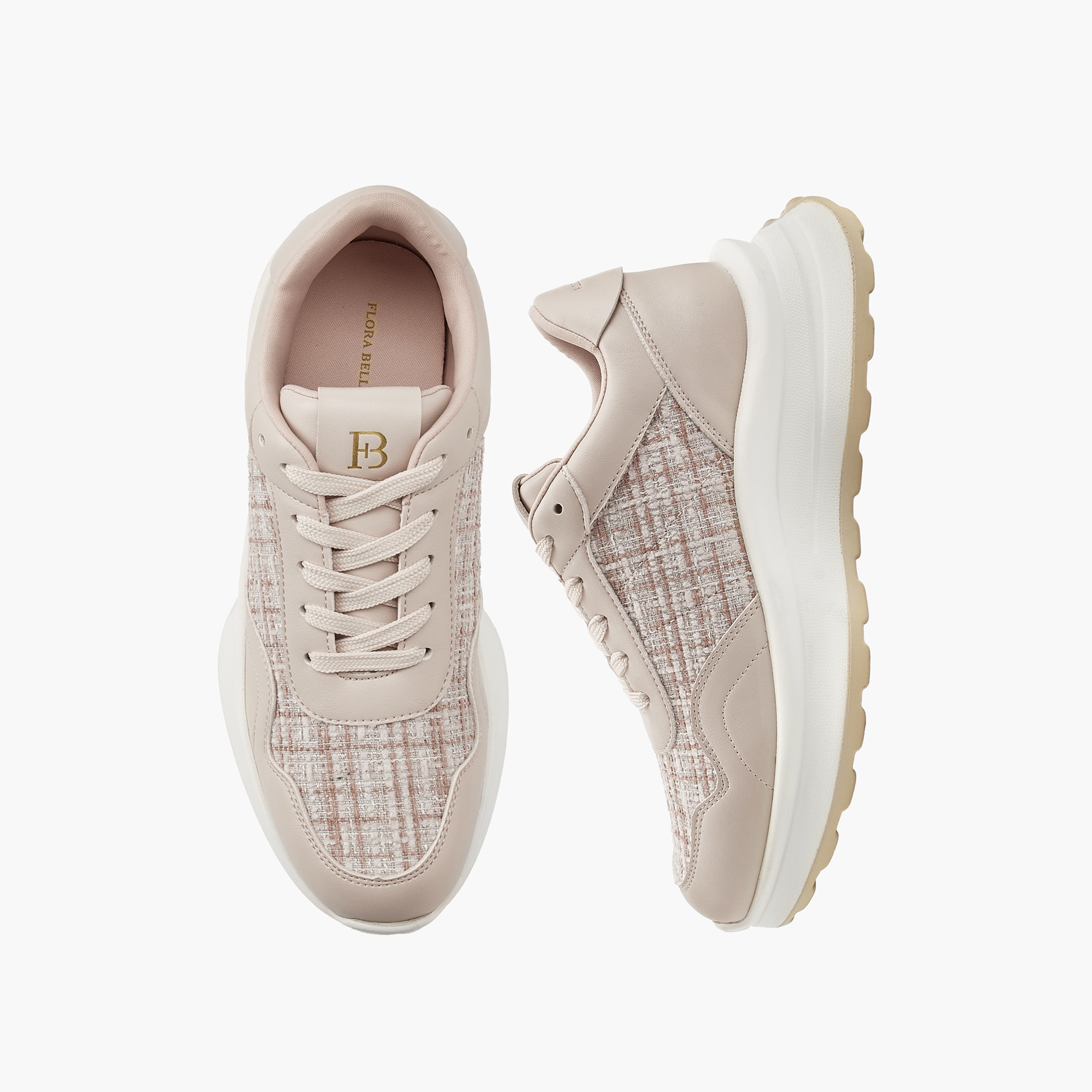 Flora Bella Panelled Lace-Up Sneakers-women-shoes-sneakers-image-1