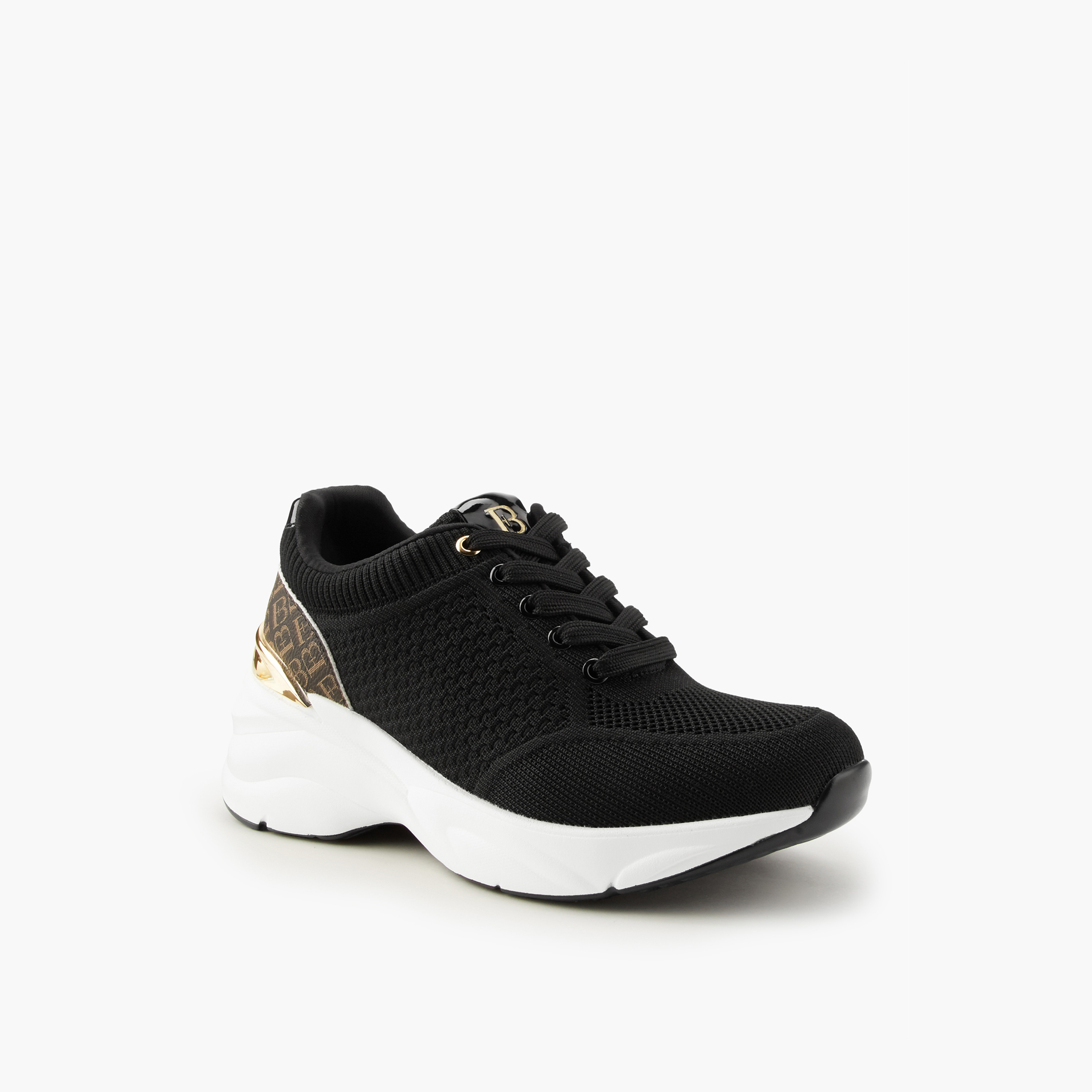 Flora Bella Monogram Print Lace-Up Sneakers-women-shoes-sneakers-image-2