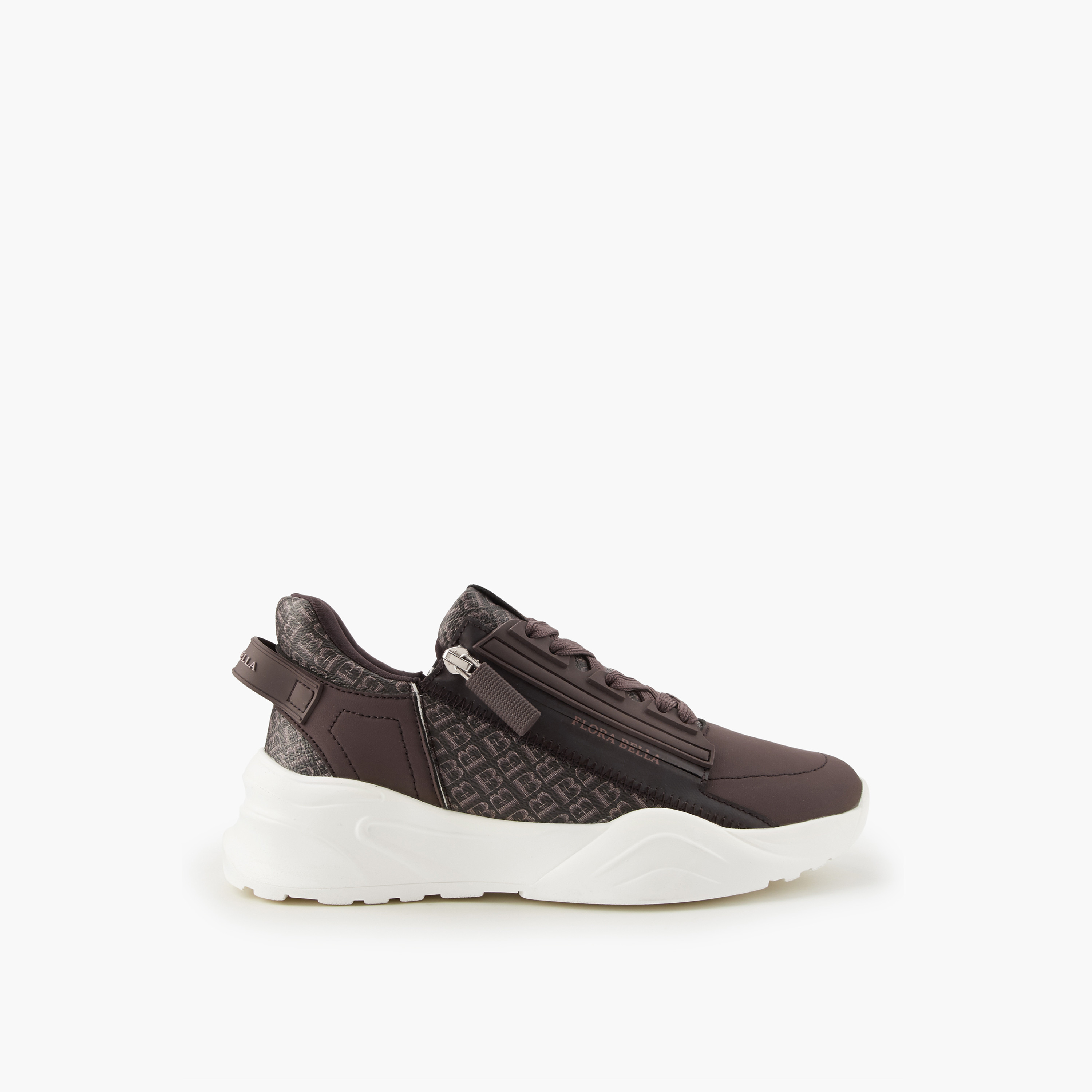 Flora Bella Monogram Print Lace-Up Sneakers-women-shoes-sneakers-image-2