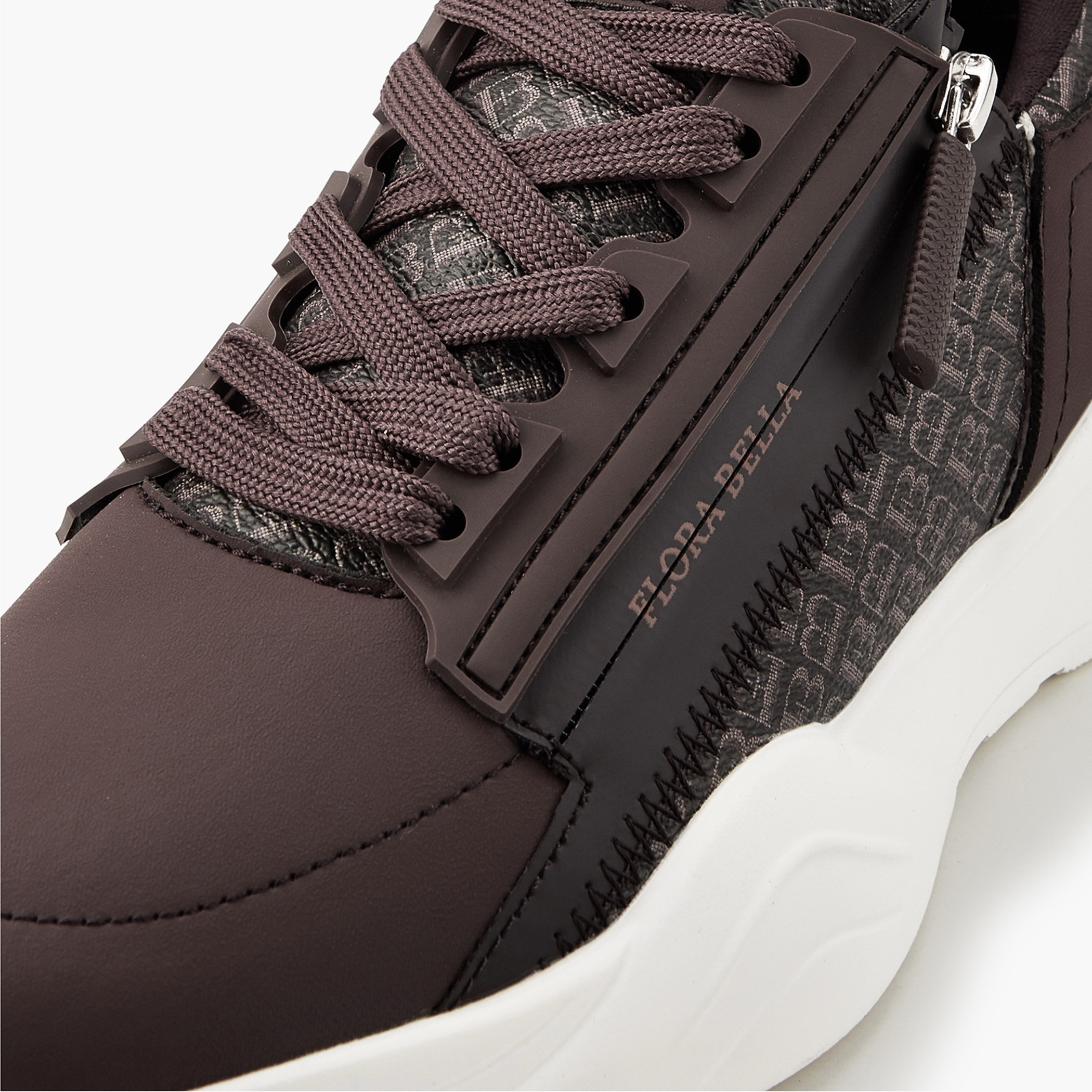Flora Bella Monogram Print Lace-Up Sneakers-women-shoes-sneakers-image-4