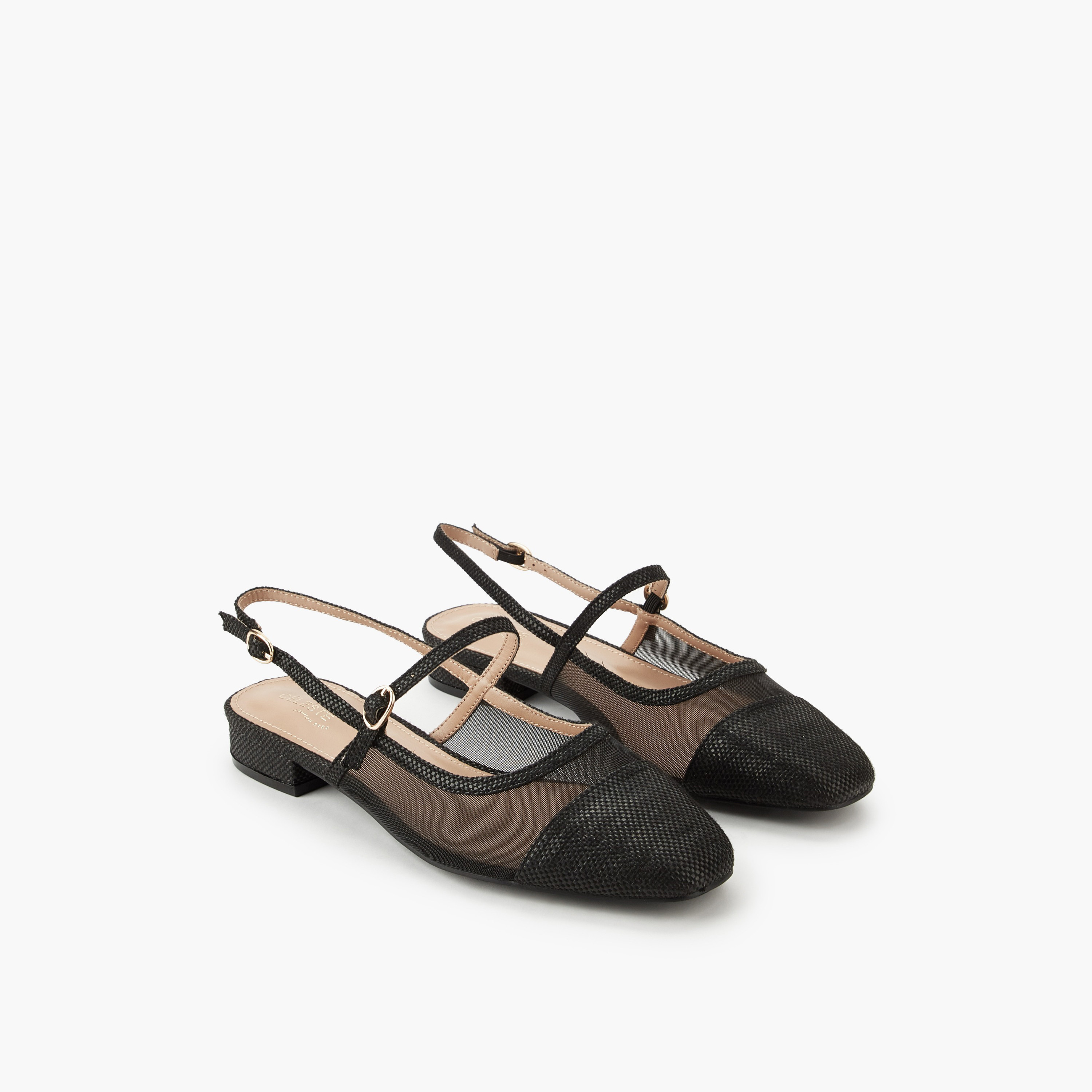 Celeste Women Textured Buckle Closure Sandals-women-shoes-flats-sandals-image-1