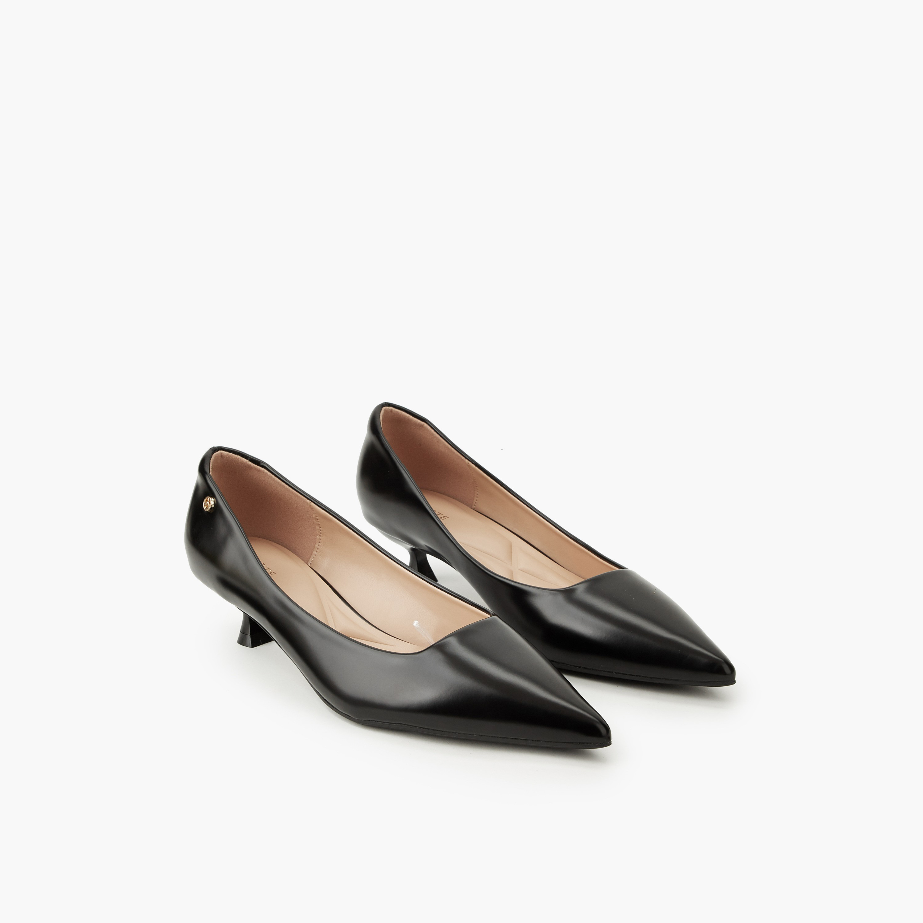 Celeste Women Pointed Toe Kitten Heel Shoes-women-shoes-heels-image-1