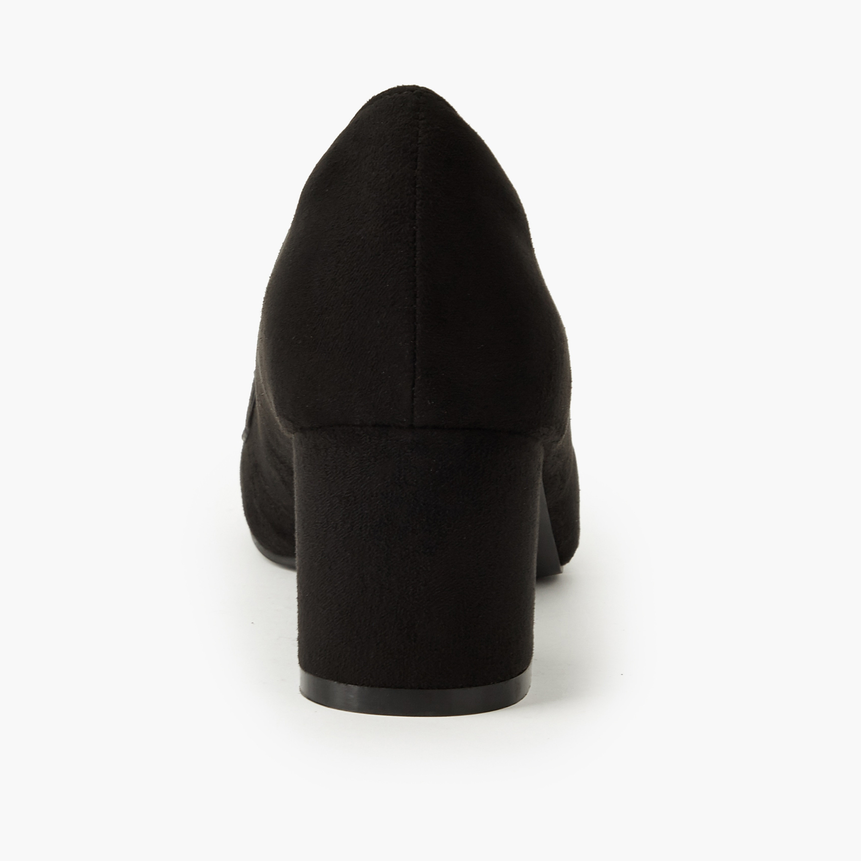 Celeste Women Plain Block Heel Loafers-women-shoes-heels-image-5
