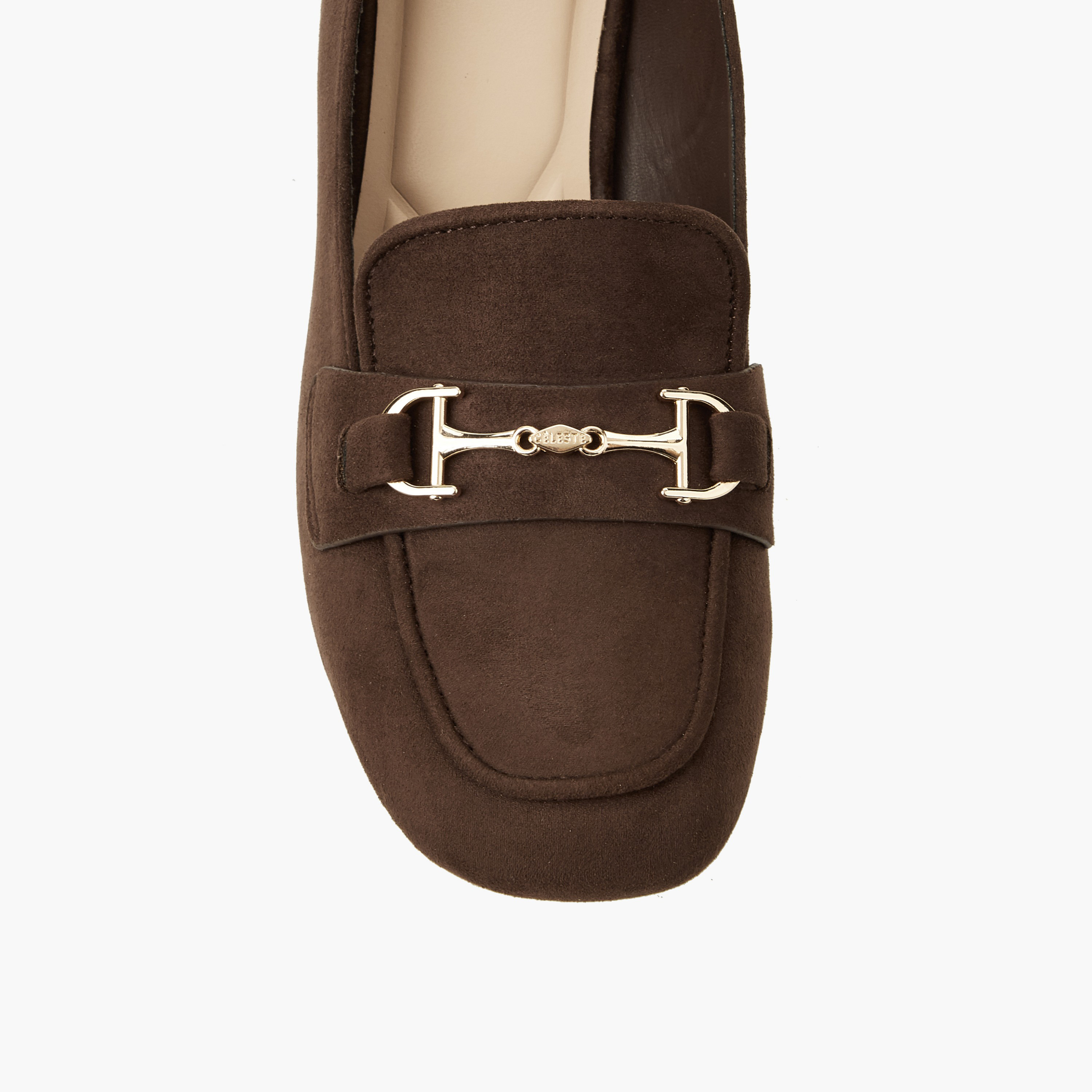 Celeste Women Plain Block Heel Loafers-women-shoes-heels-image-4