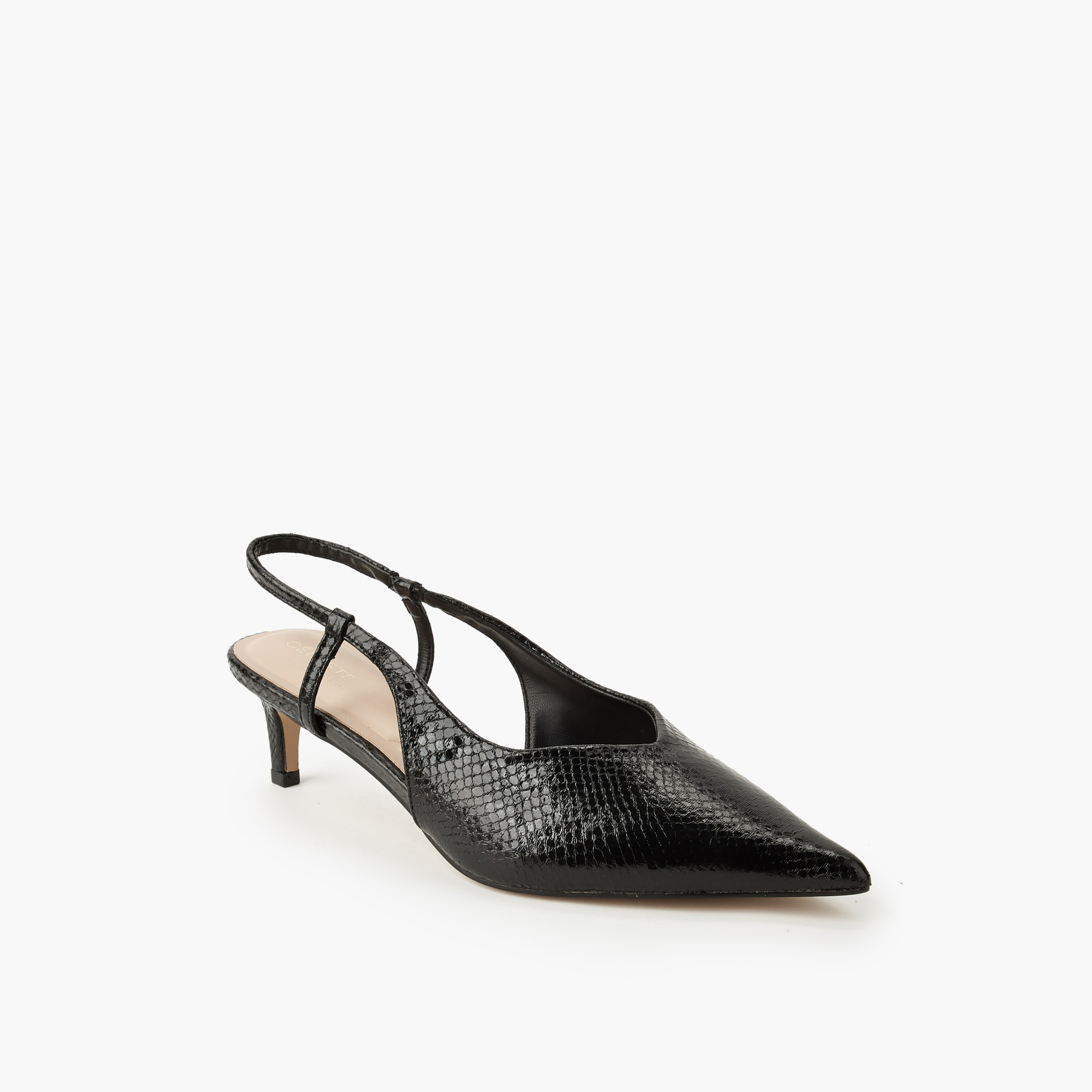 حذاء بكعب صغير مزخرف مفتوح من الخلف للنساء من سيسيليت-women-shoes-heels-image-2
