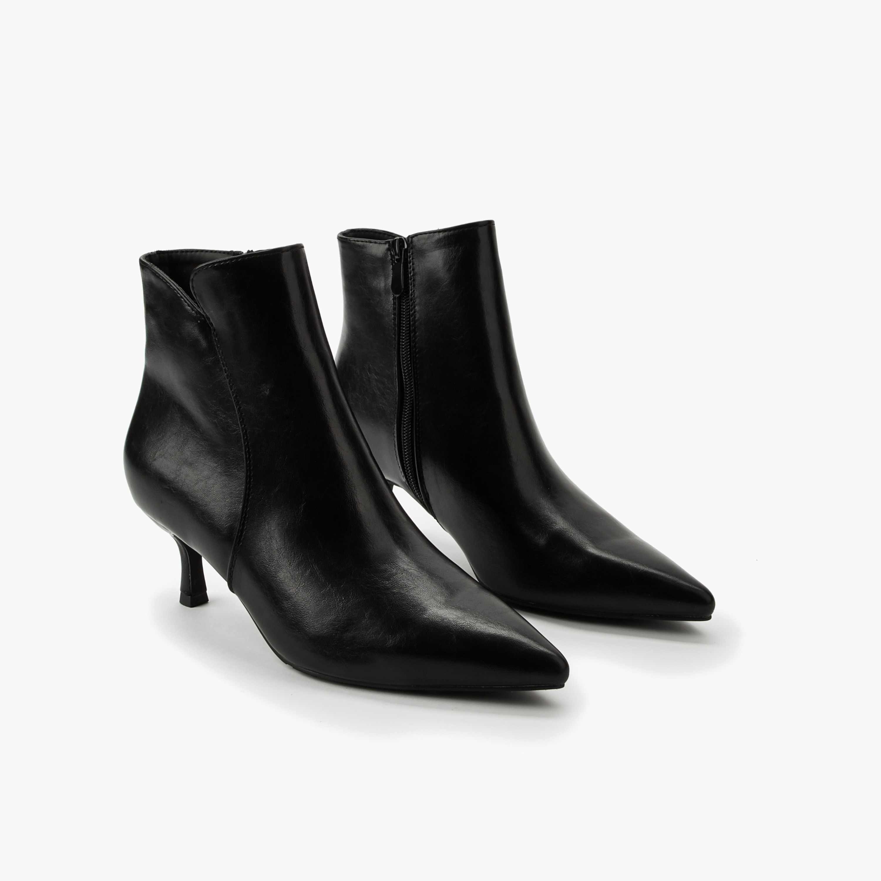 حذاء كاحل بكعب قطة للنساء من سليست-women-shoes-boots-image-1