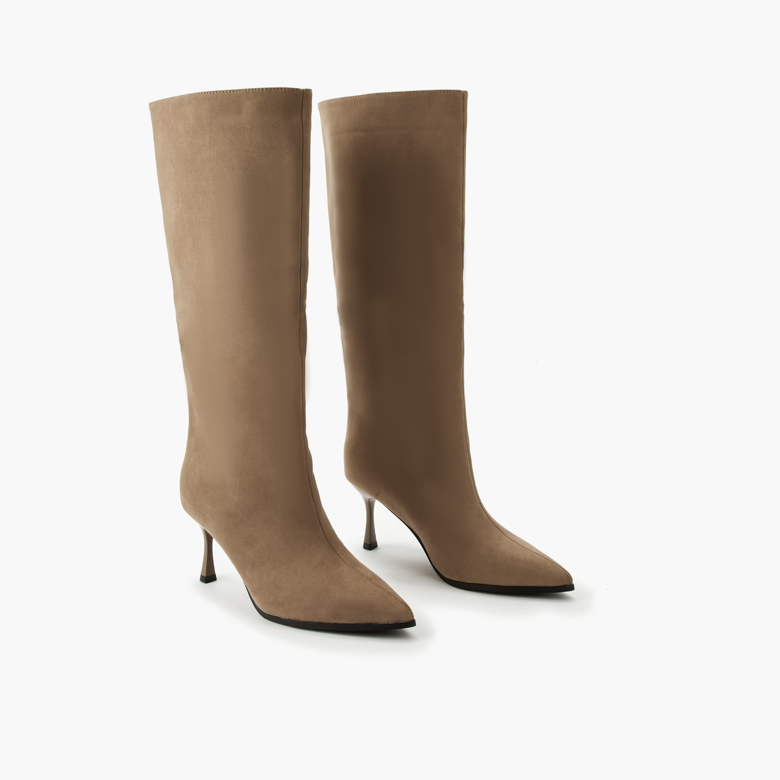 بوت نسائي بكعب رفيع وساق طويلة من سيليست-women-shoes-boots-image-1