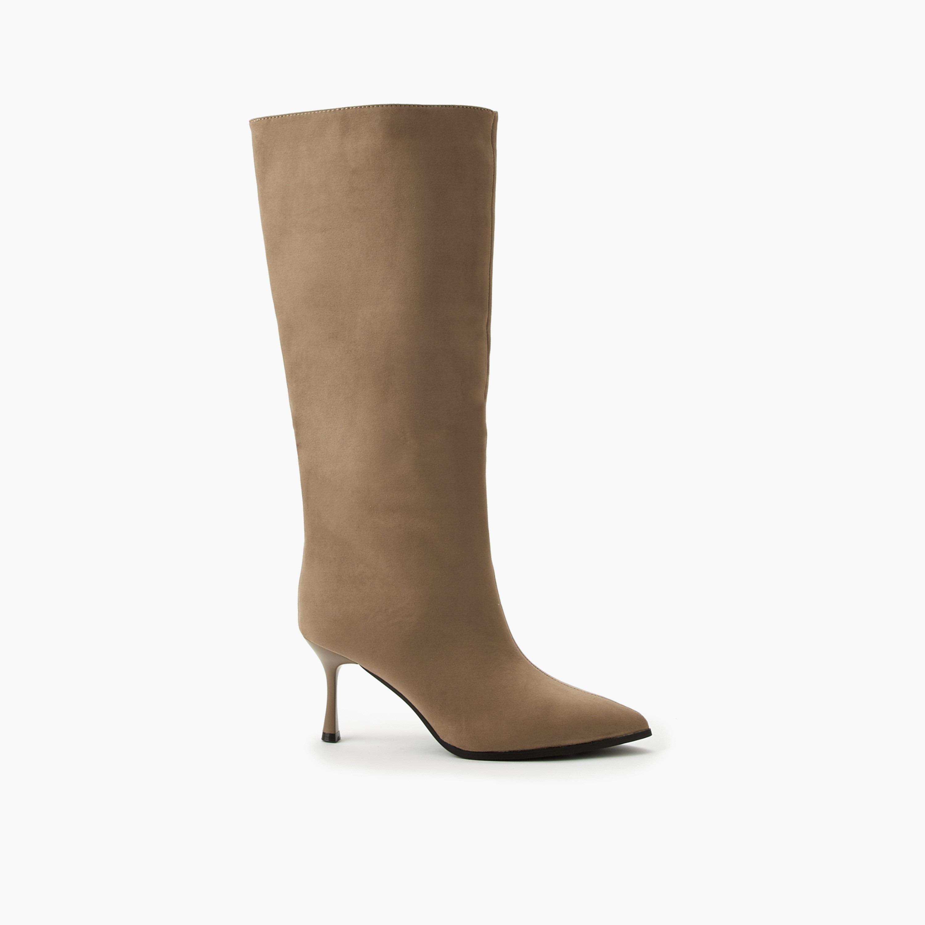بوت نسائي بكعب رفيع وساق طويلة من سيليست-women-shoes-boots-image-3