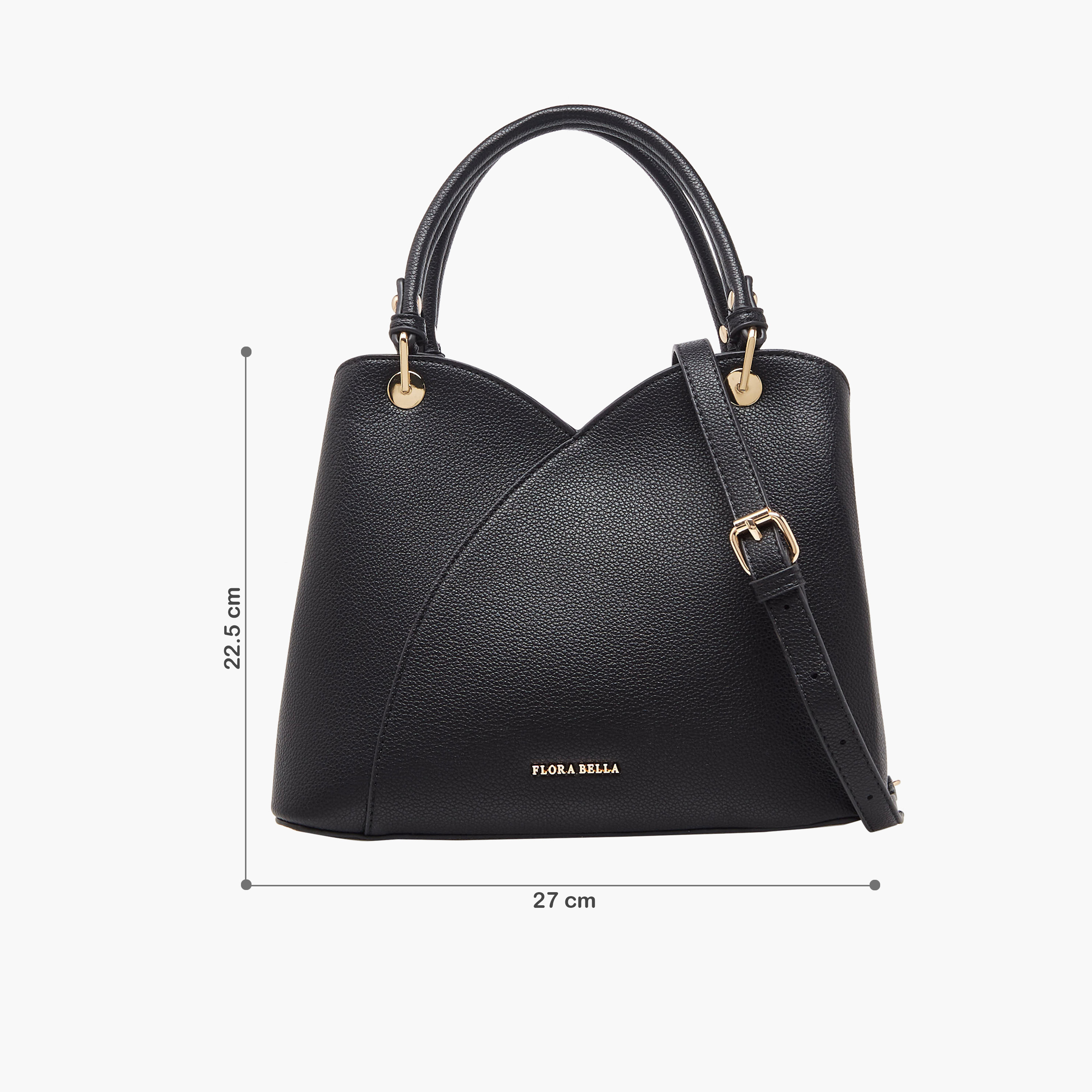 Flora Bella Textured Tote Bag with Detachable Strap-women-bagsandwallets-handbags-image-2