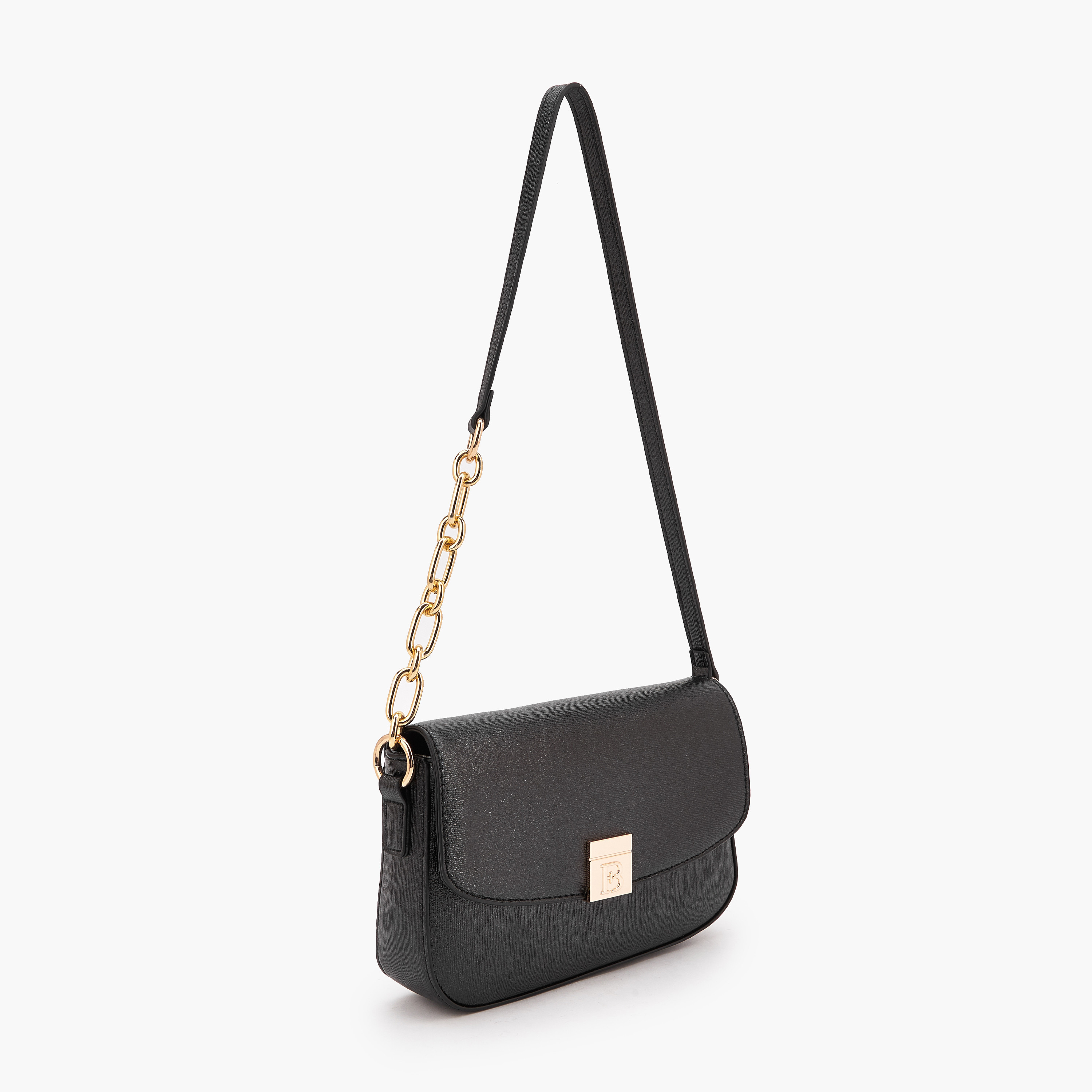 Flora Bella Textured Shoulder Bag with Button Closure-women-bagsandwallets-handbags-image-2