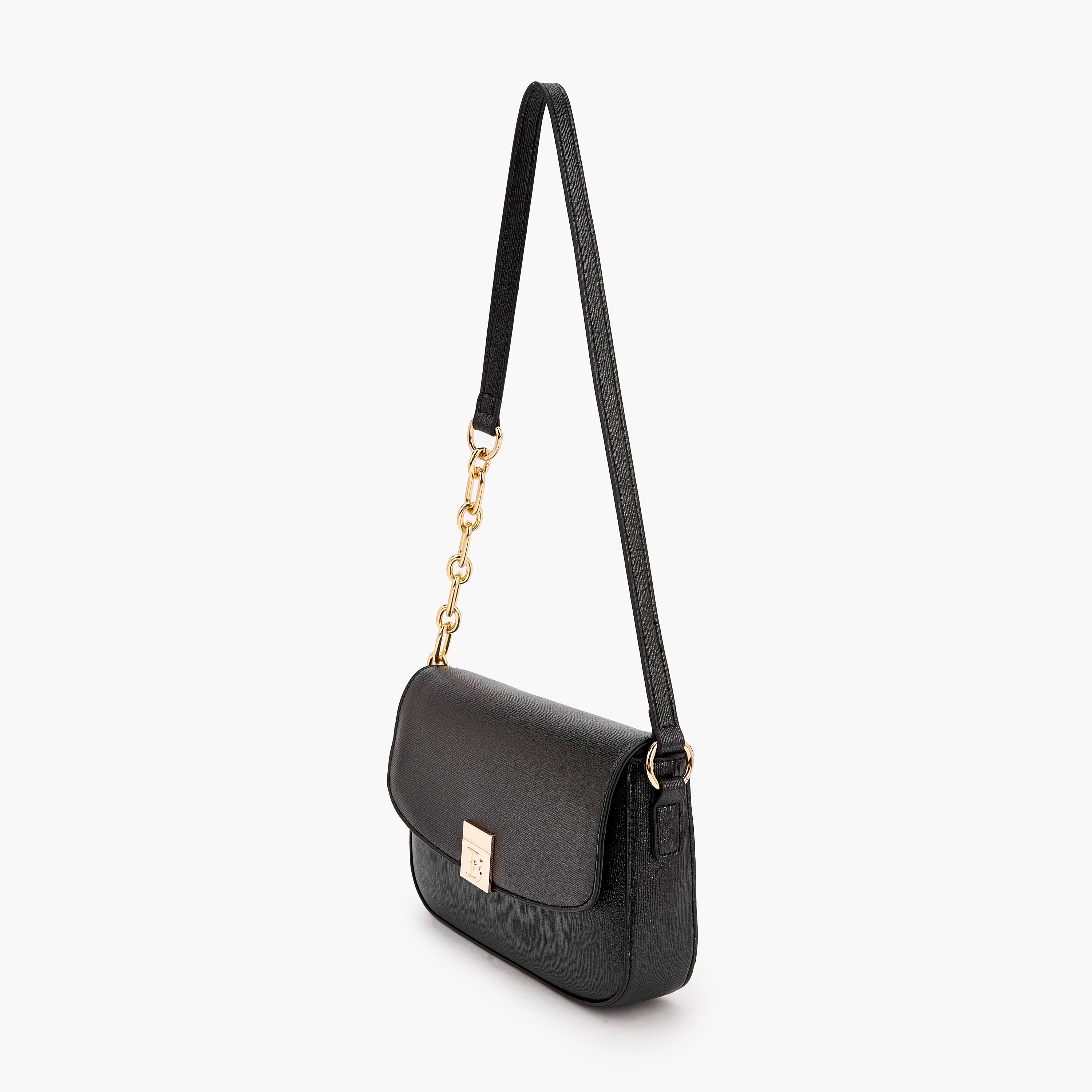 Flora Bella Textured Shoulder Bag with Button Closure-women-bagsandwallets-handbags-image-7