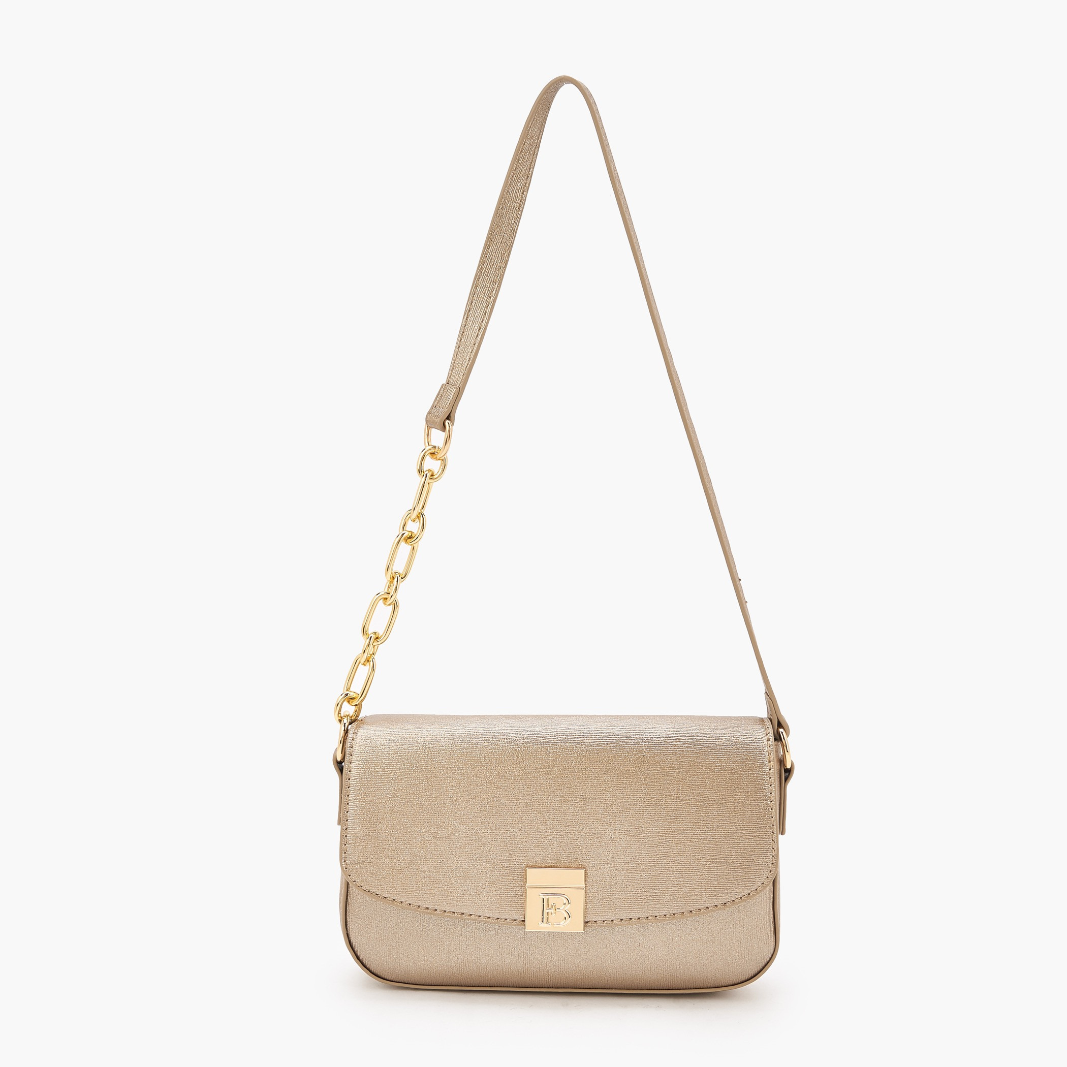 شنطة كتف بارزة الملمس بزر إغلاق من فلورا بيلا-women-bagsandwallets-handbags-image-1