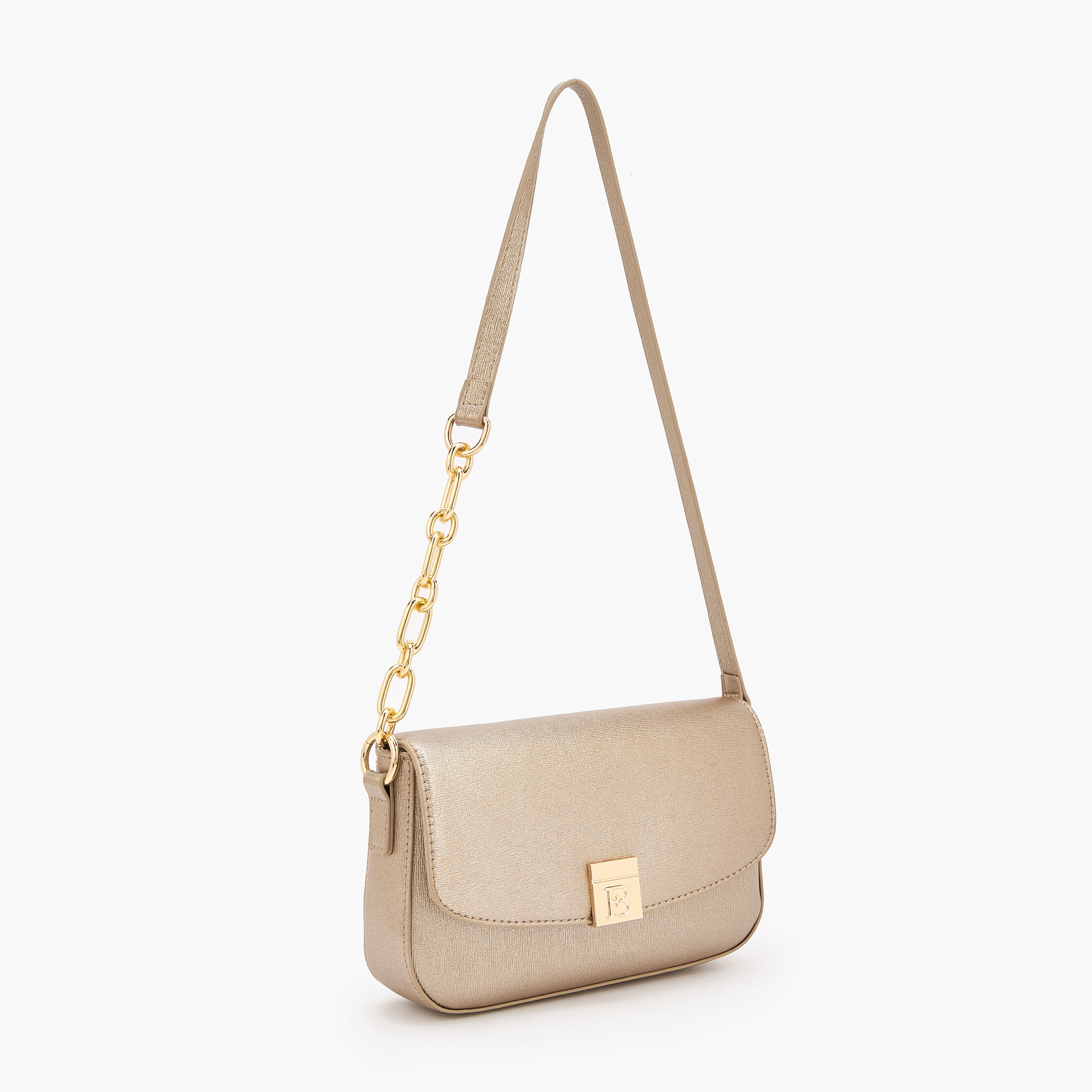 شنطة كتف بارزة الملمس بزر إغلاق من فلورا بيلا-women-bagsandwallets-handbags-image-2
