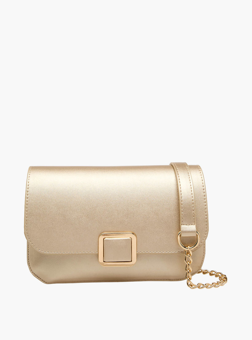شنطة كروس بودي بارزة الملمس بحزام سلسلة قابل للفصل من فلورا بيلا-women-bagsandwallets-handbags-image-1