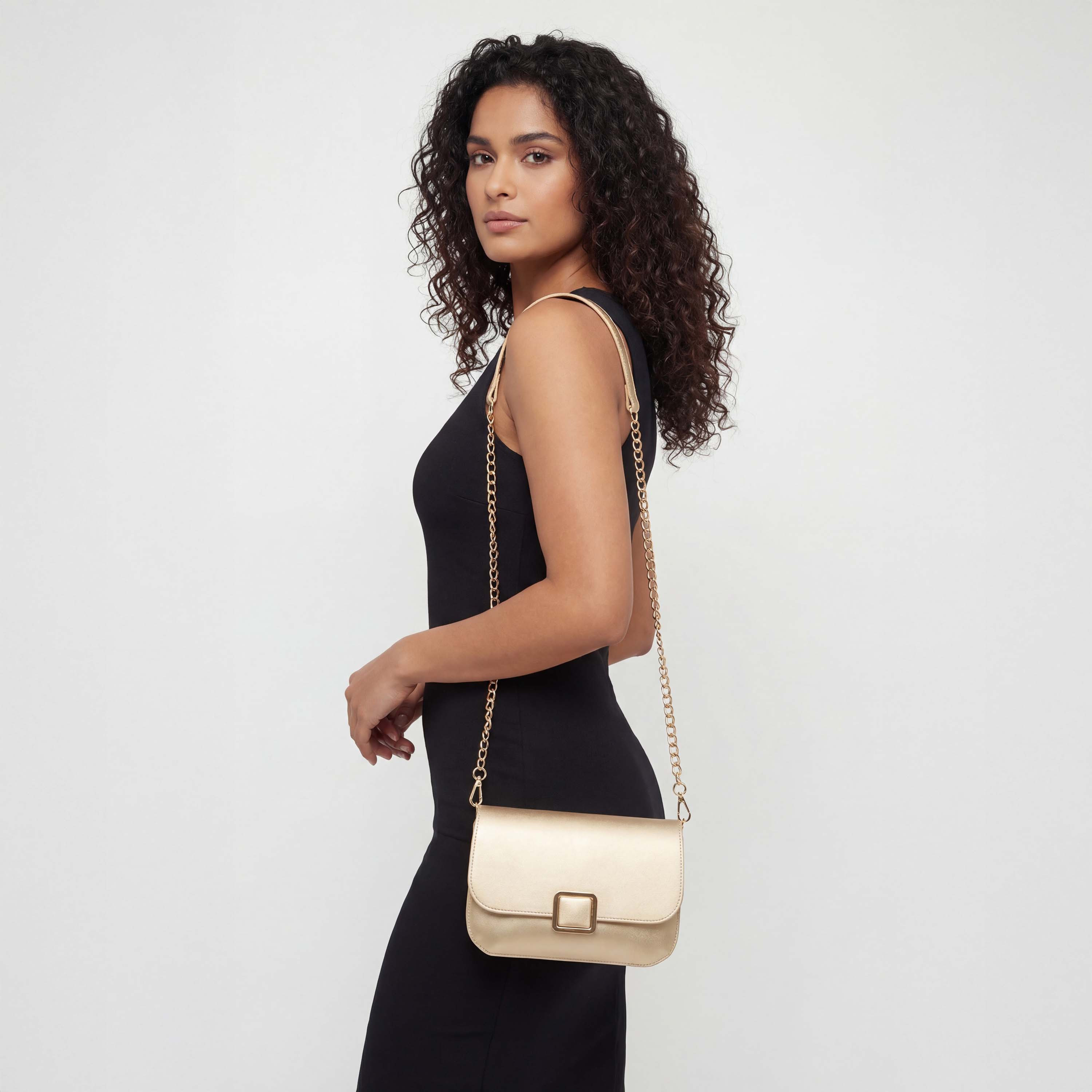 شنطة كروس بودي بارزة الملمس بحزام سلسلة قابل للفصل من فلورا بيلا-women-bagsandwallets-handbags-image-3