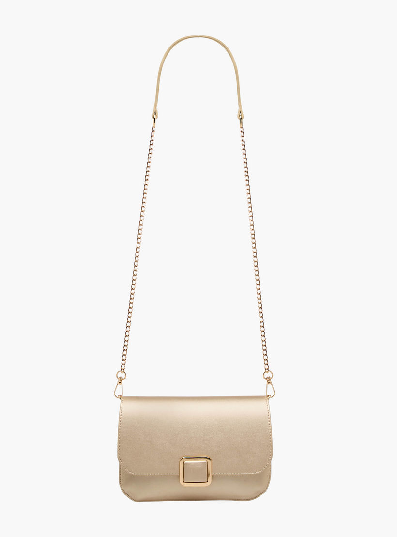شنطة كروس بودي بارزة الملمس بحزام سلسلة قابل للفصل من فلورا بيلا-women-bagsandwallets-handbags-image-4